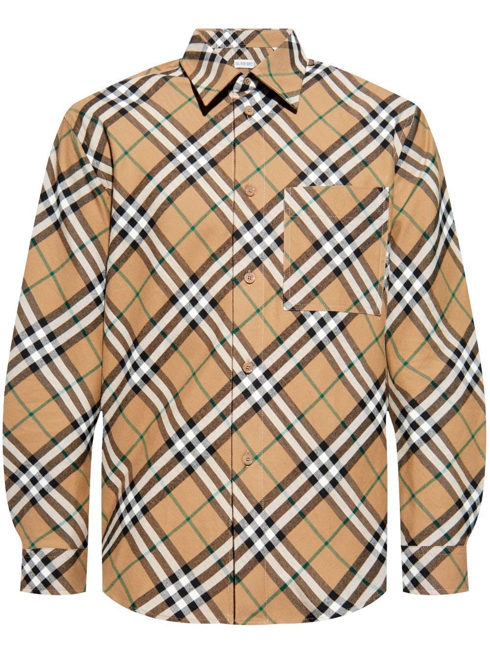BURBERRY Classic Check Mini Shirt for Men