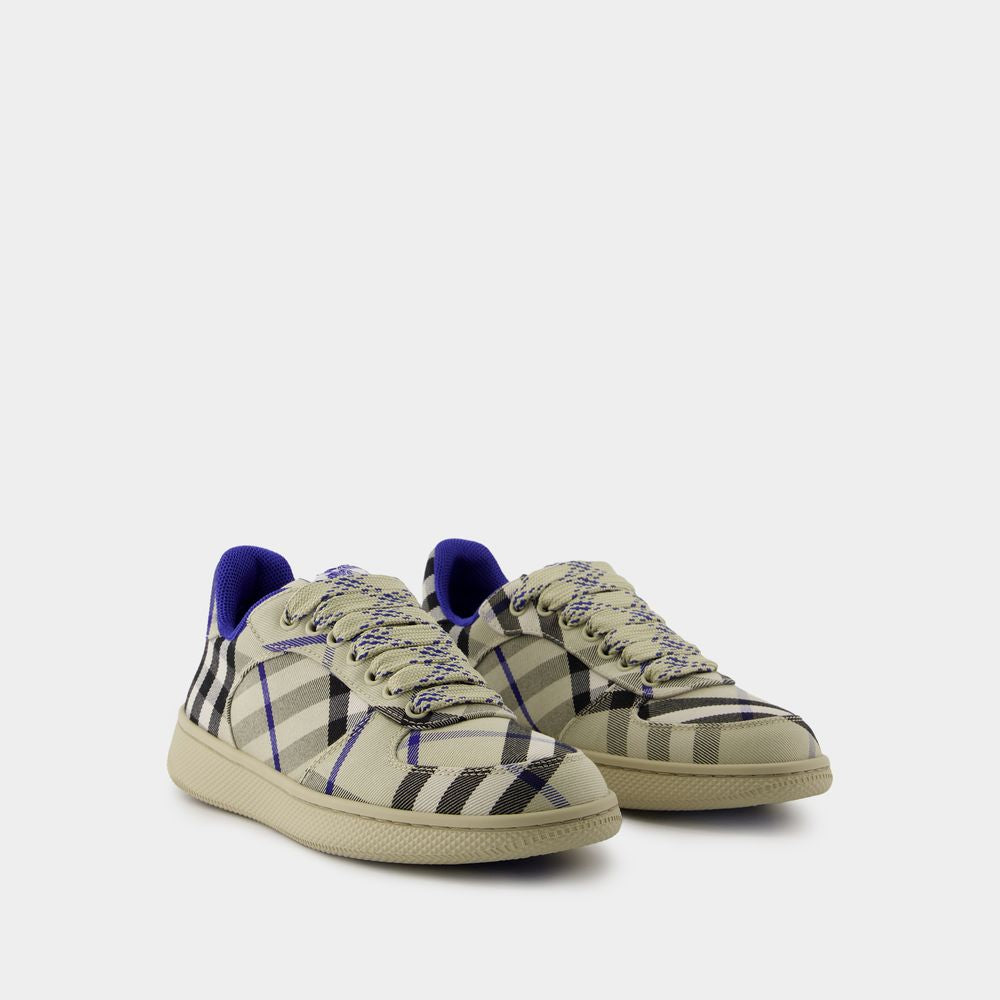BURBERRY Embroidered Canvas Terrace Sneakers for Women