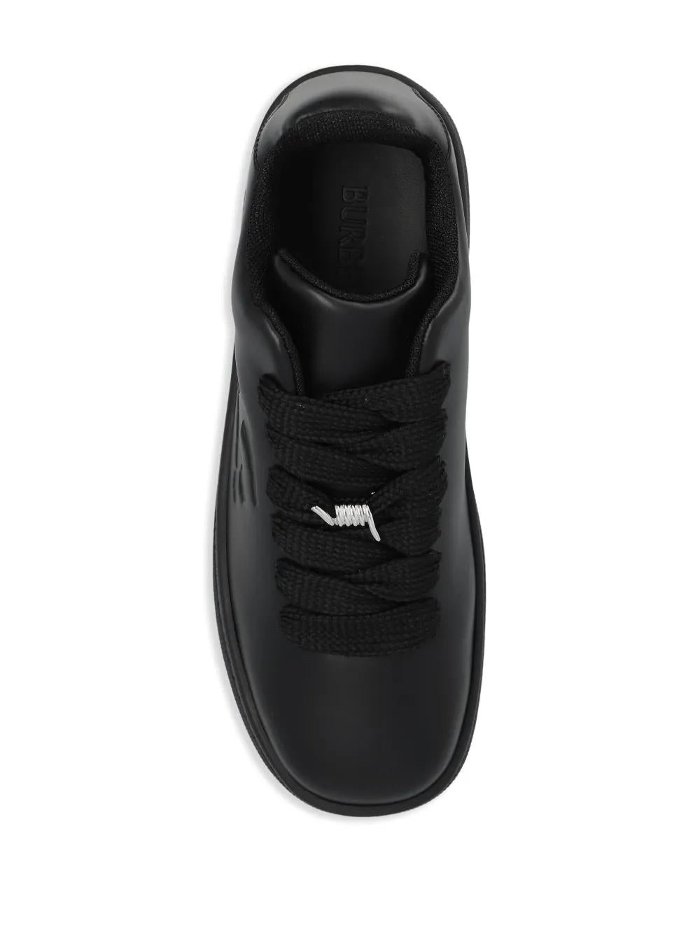 BURBERRY Premium 100% Leather Sneakers for Men - FW24 Collection