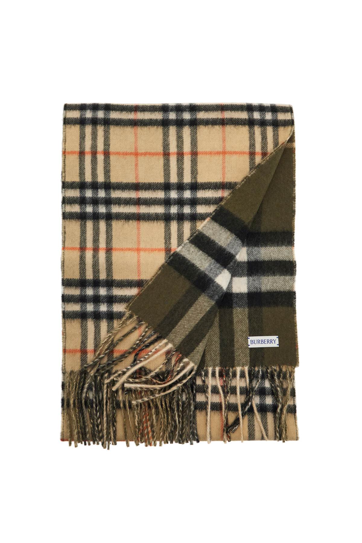 BURBERRY Embroidered Cashmere Scarf