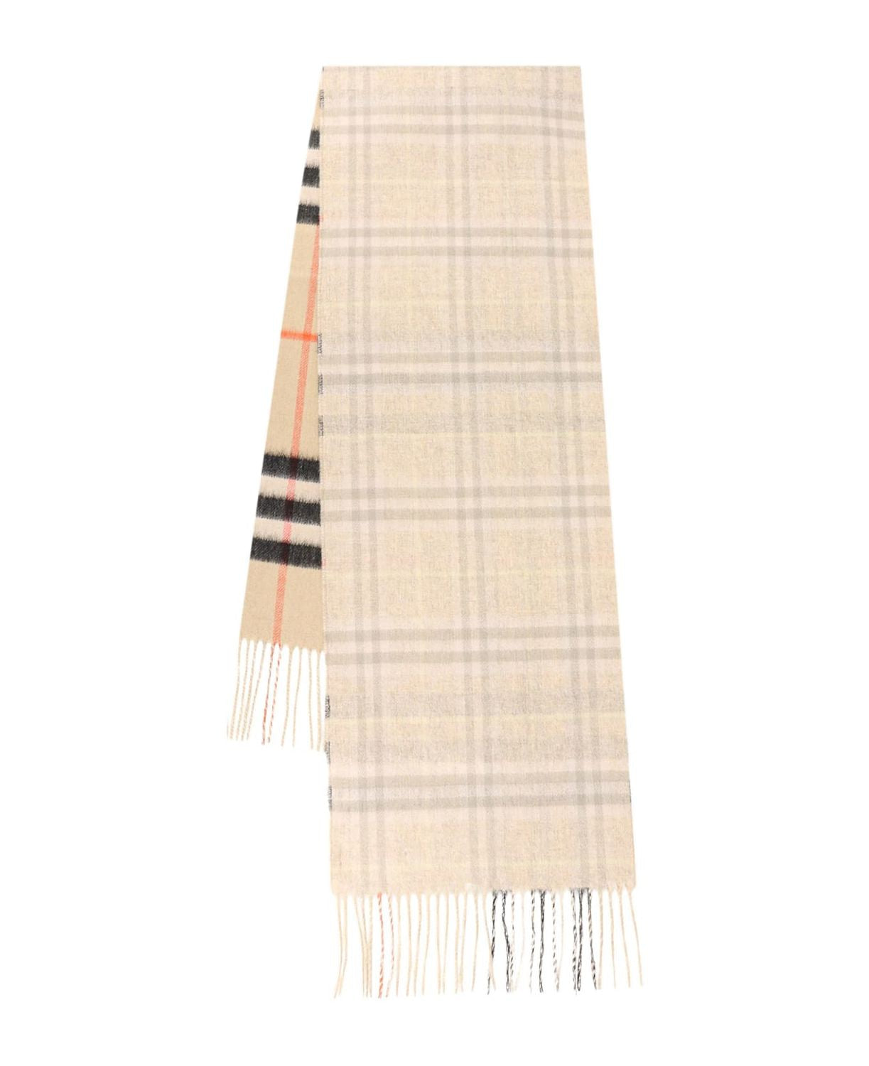 BURBERRY Reversible Cashmere Check Scarf