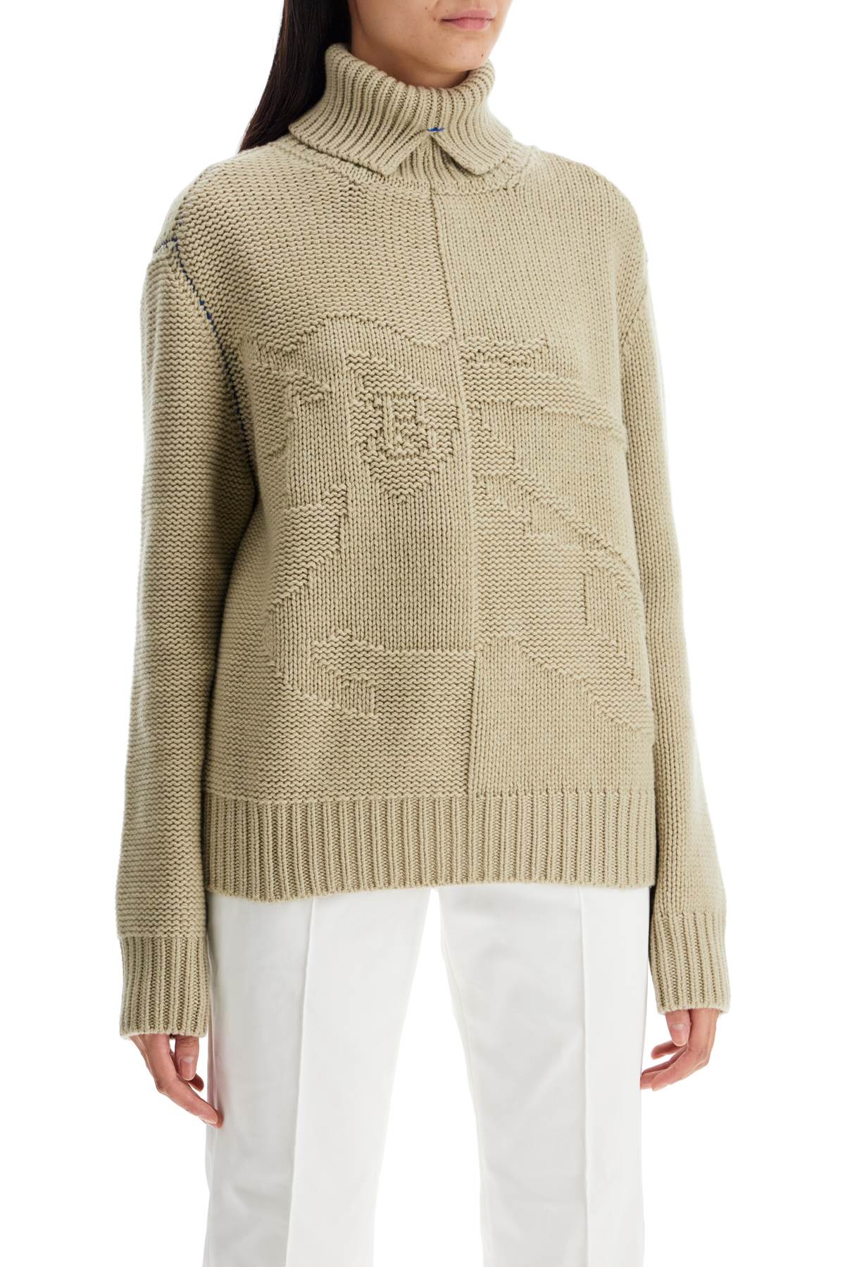 BURBERRY Luxurious Cashmere Jersey Knit Sweater