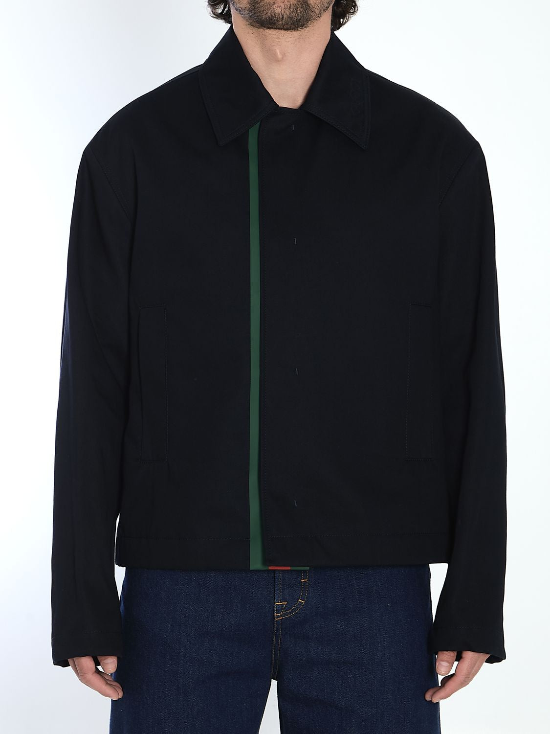 GUCCI Cotton Gabardine Jacket - Size IT 48