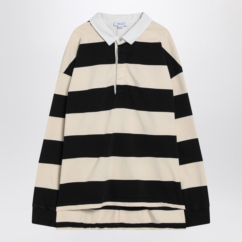 ALEXANDER MCQUEEN Striped Polo Shirt for Men - SS25