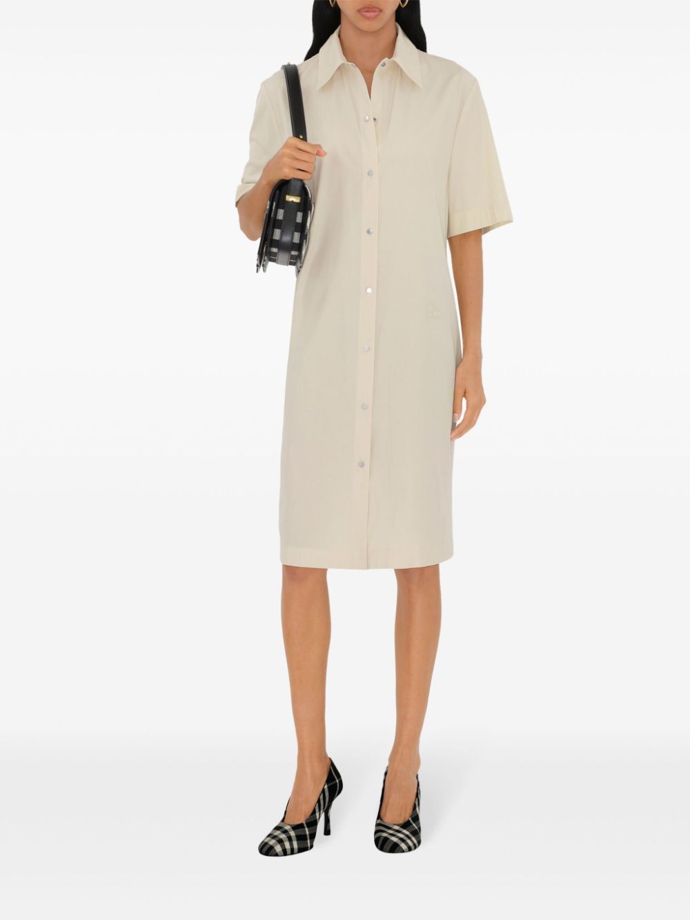 BURBERRY Classic Check Pumps - Heel Height 8.5cm