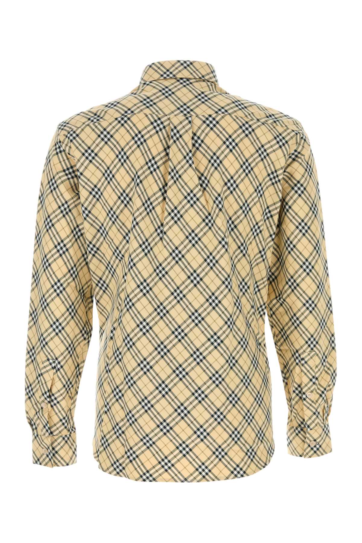 BURBERRY Embroidered Cotton Shirt for Men - SS25