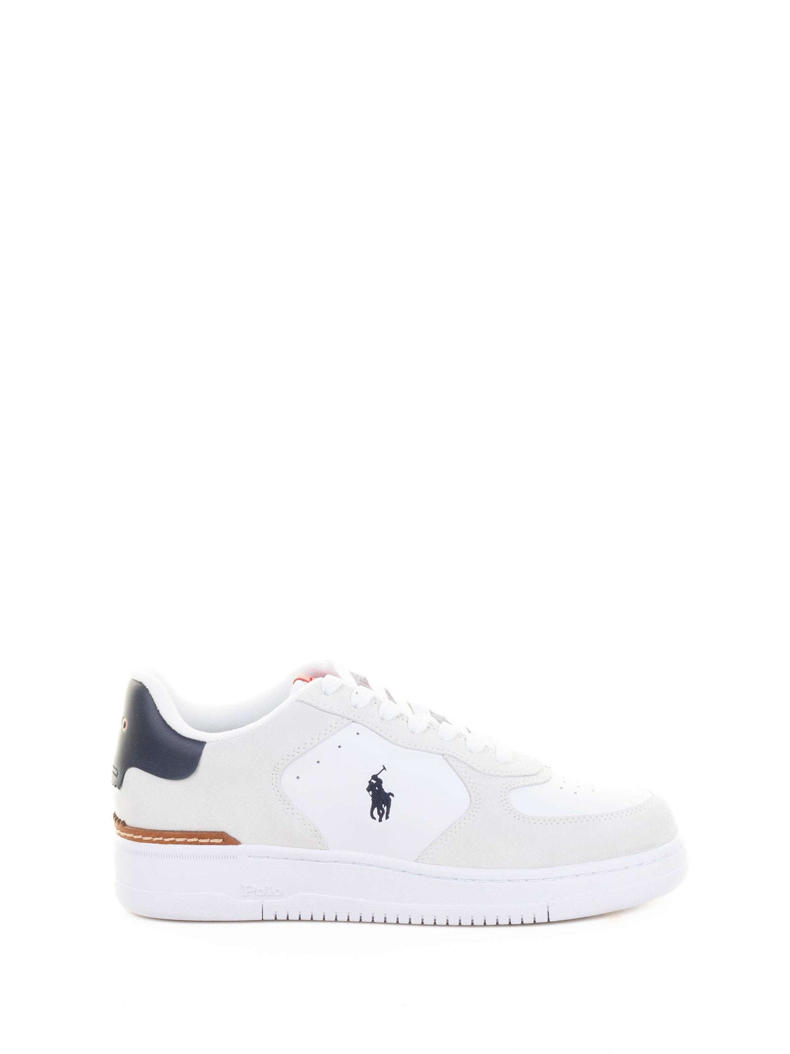 LAUREN RALPH LAUREN Leather Sneakers with Iconic Logo