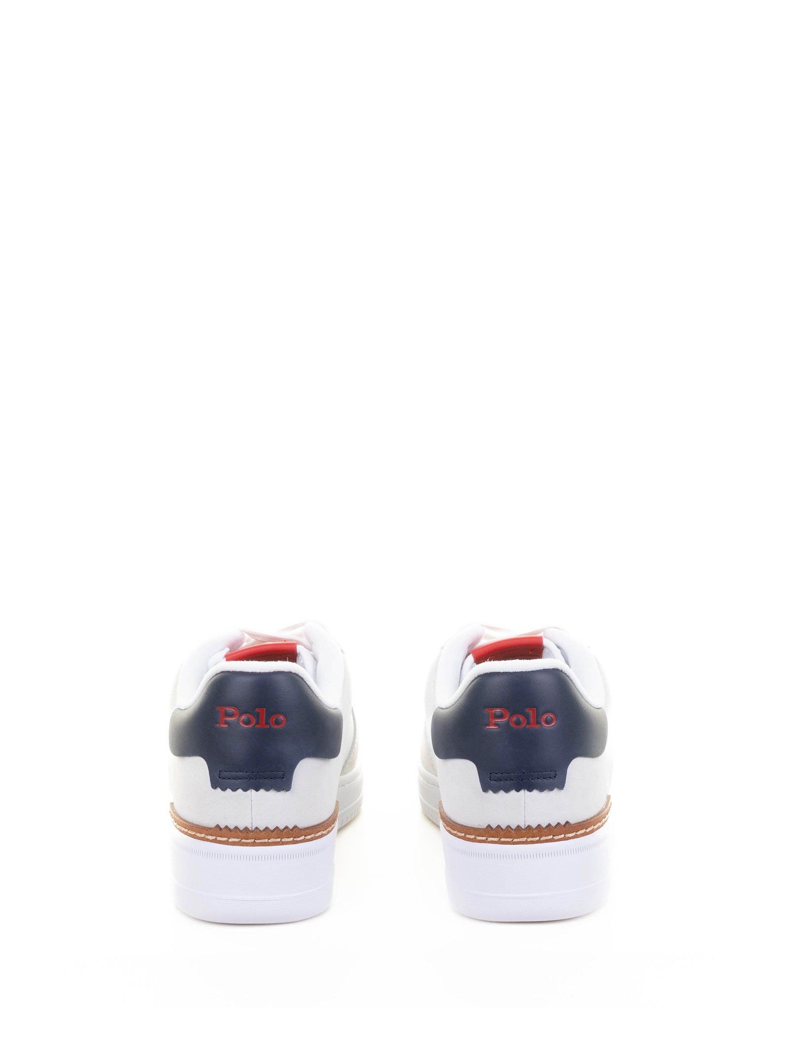 LAUREN RALPH LAUREN Leather Sneakers with Iconic Logo