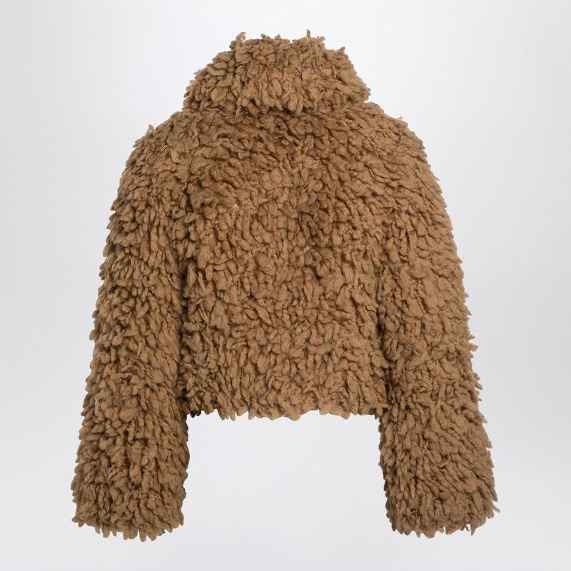 BURBERRY Wool-Blend Mini Short Jacket for Women