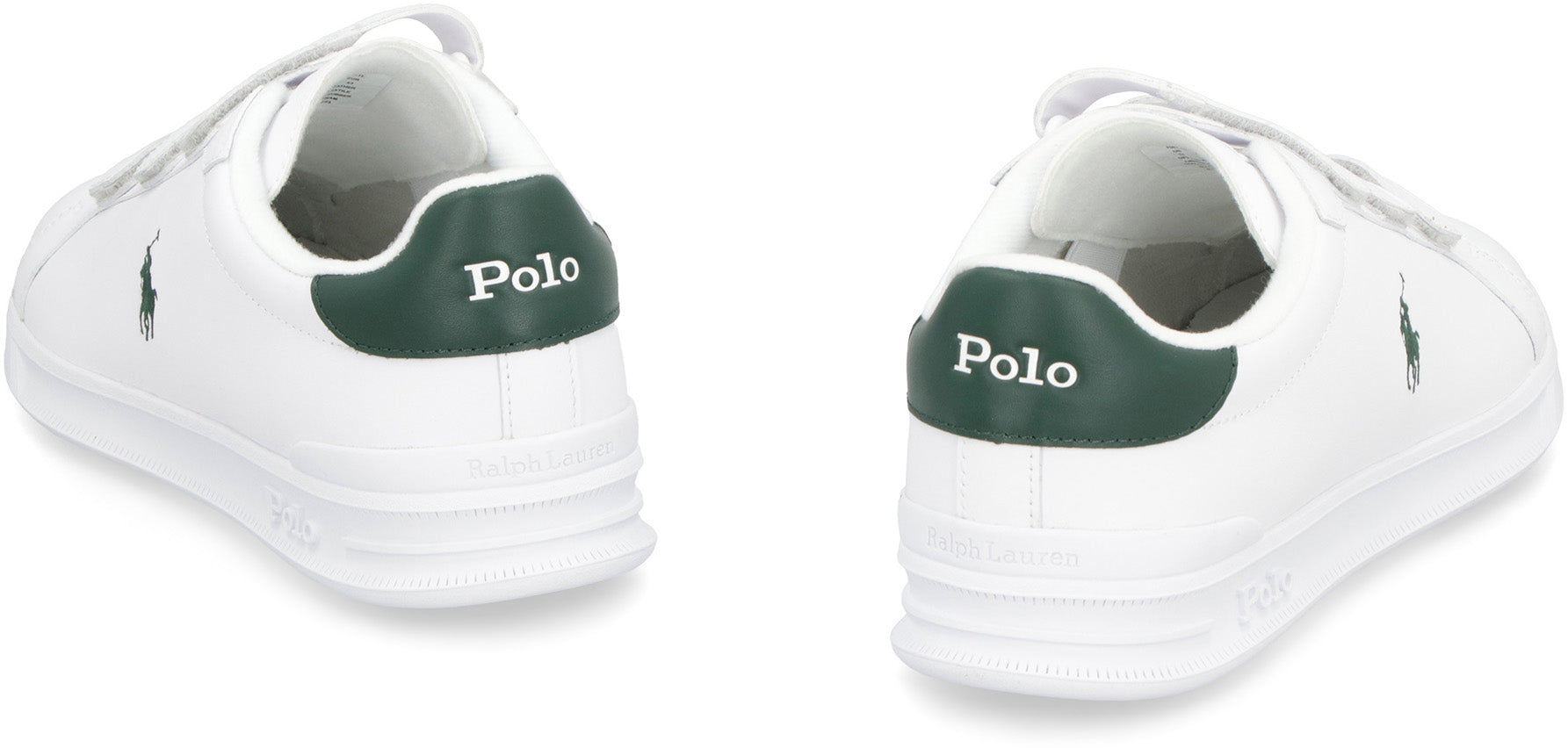 POLO RALPH LAUREN Elegant Leather Low-Top Sneakers for Women
