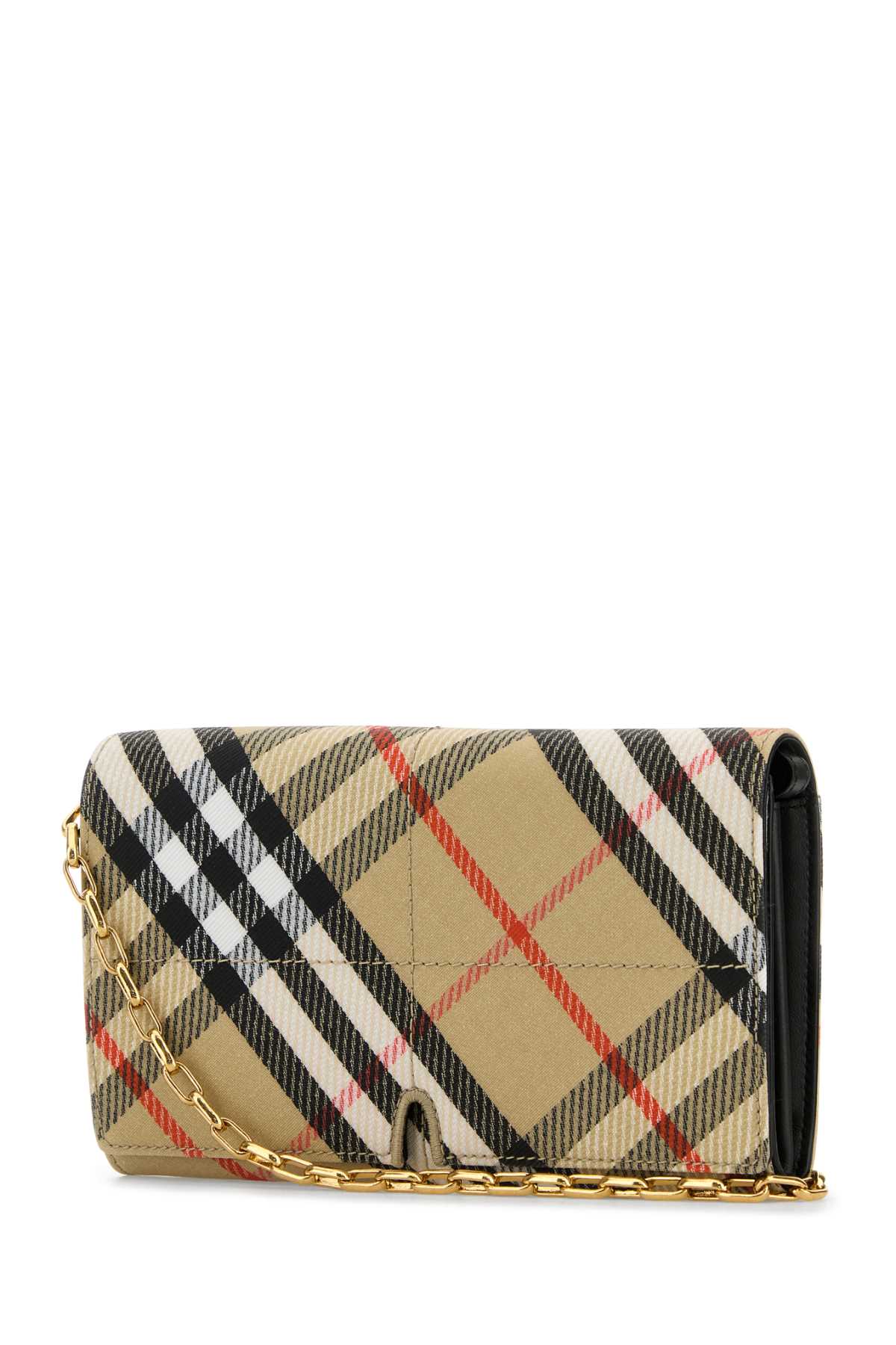 BURBERRY Mini Printed Canvas Snip Wallet