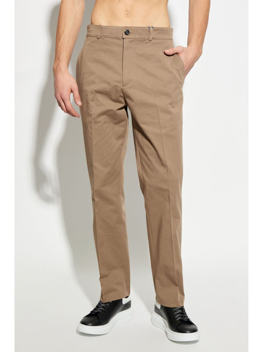 BURBERRY Slim Fit Chino Pants for Men - Crafted from Italian Cotton