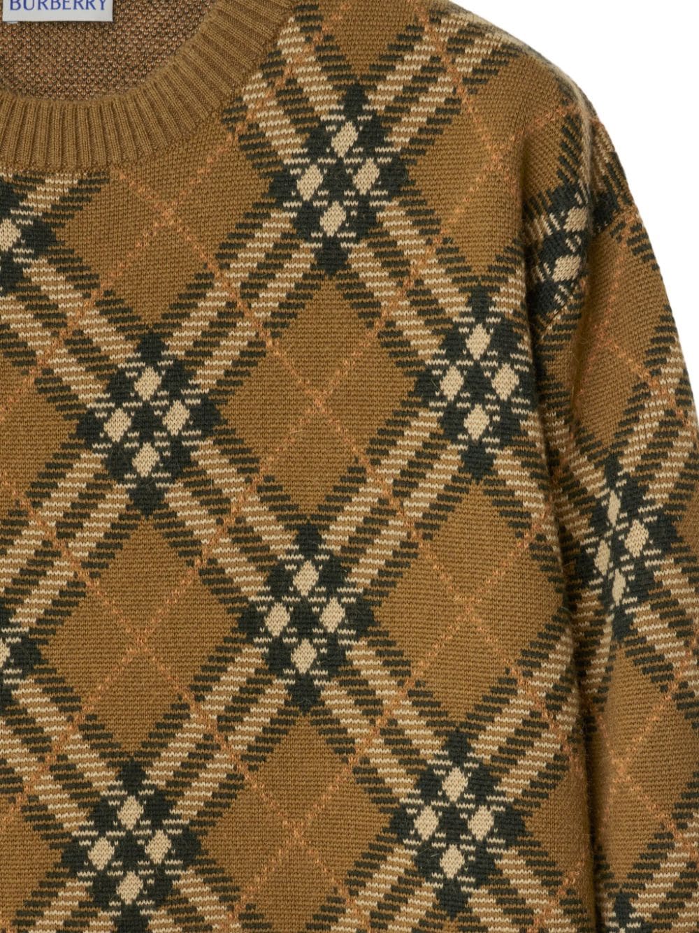 BURBERRY Embroidered Wool Blend Sweater for Women