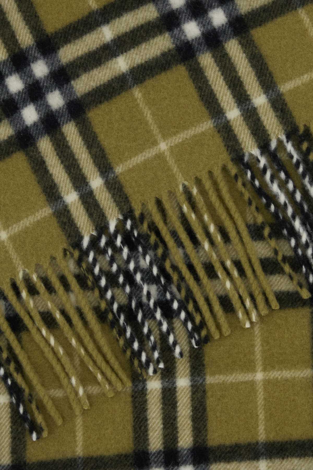 BURBERRY Embroidered Cashmere Scarf