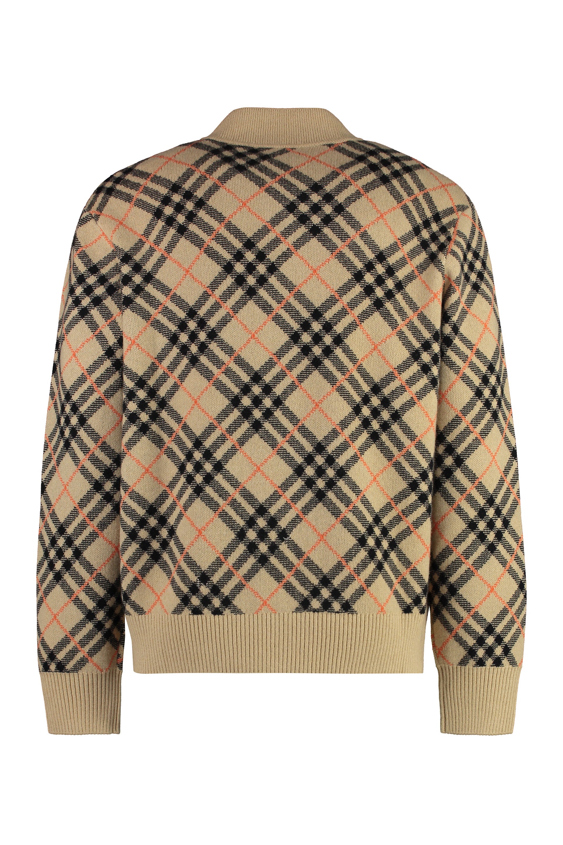 BURBERRY Zipped Cashmere Cardigan