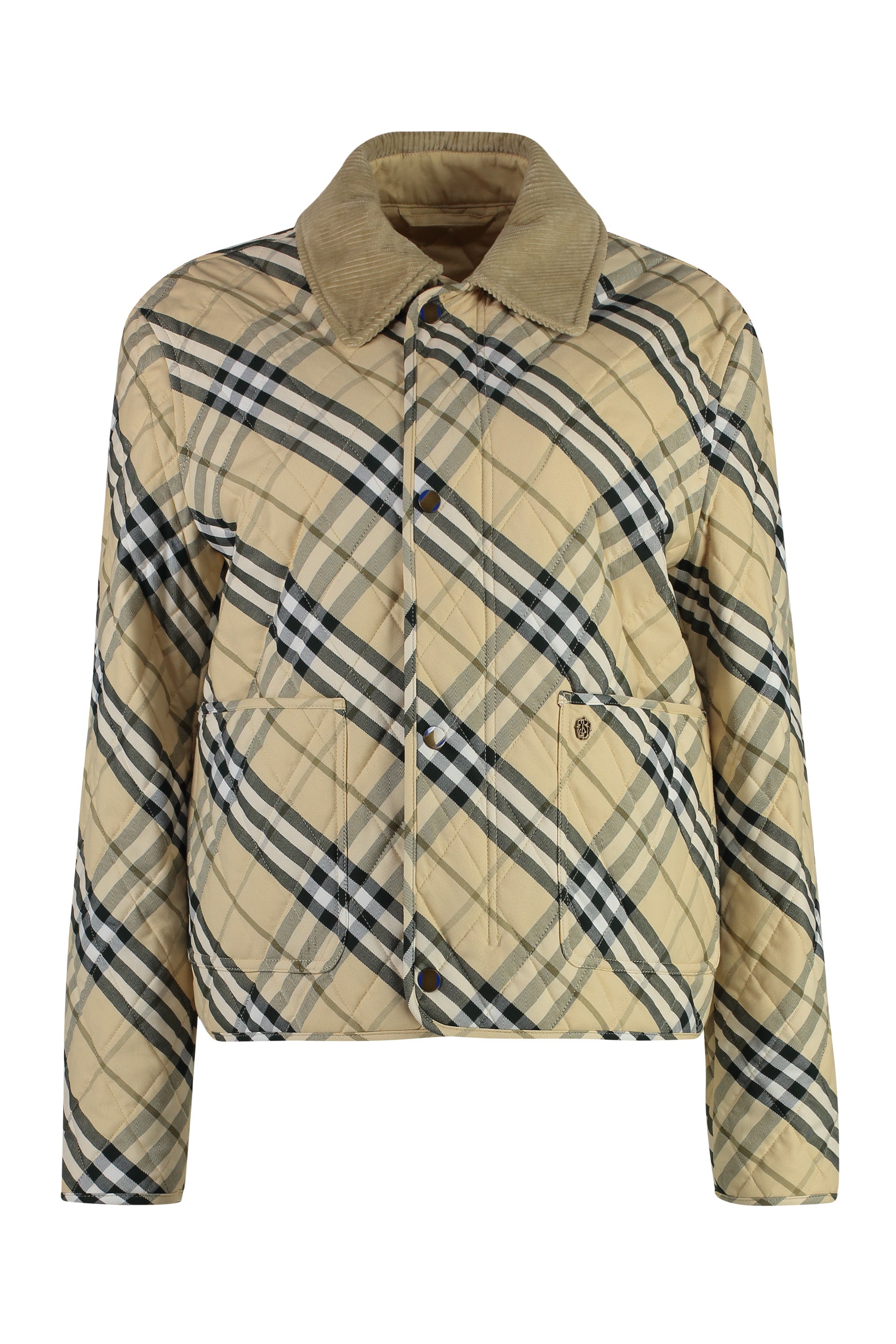 BURBERRY Checkered Design Jacket - Women’s Outerwear