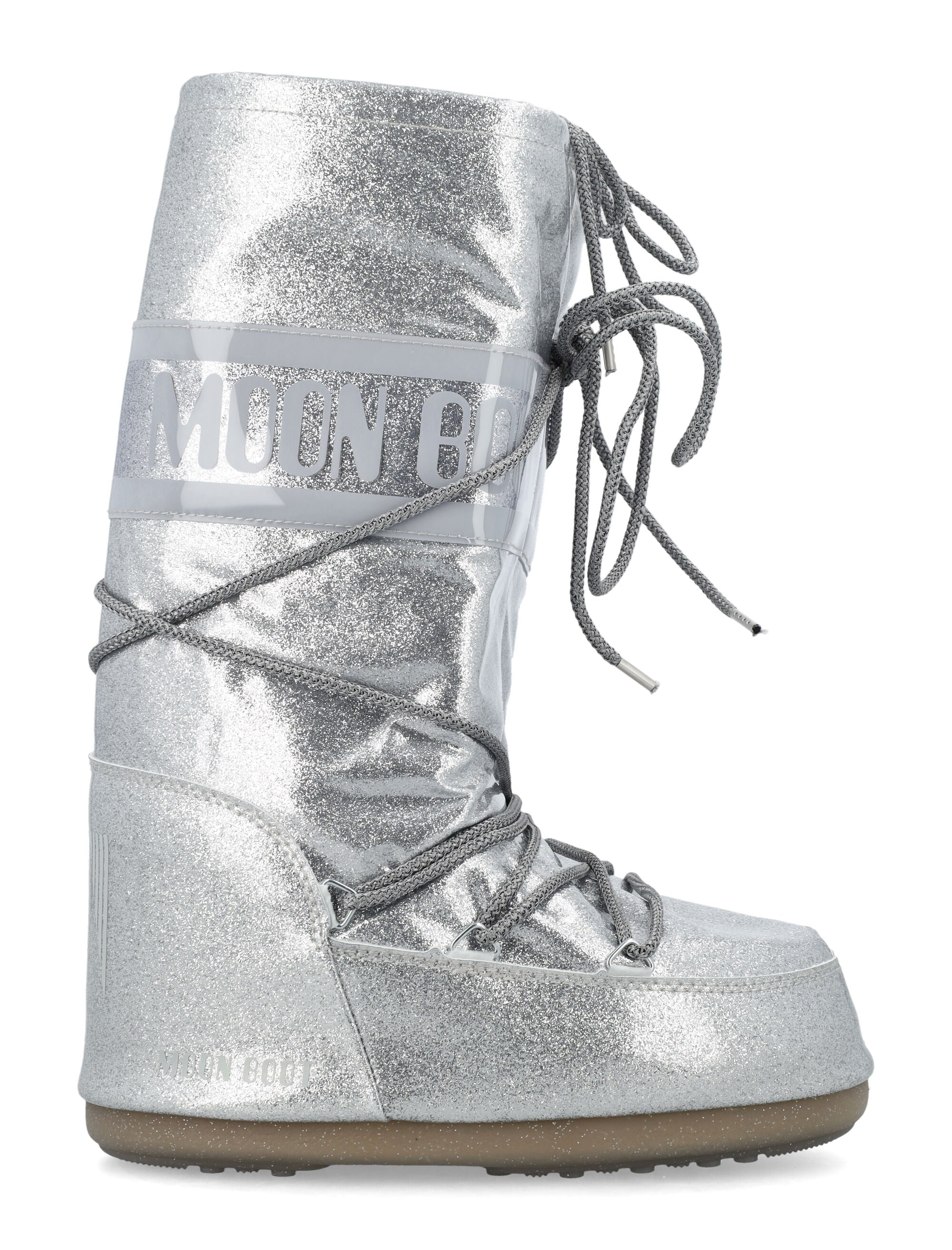 MOON BOOT High Glitter Slip-On Boots