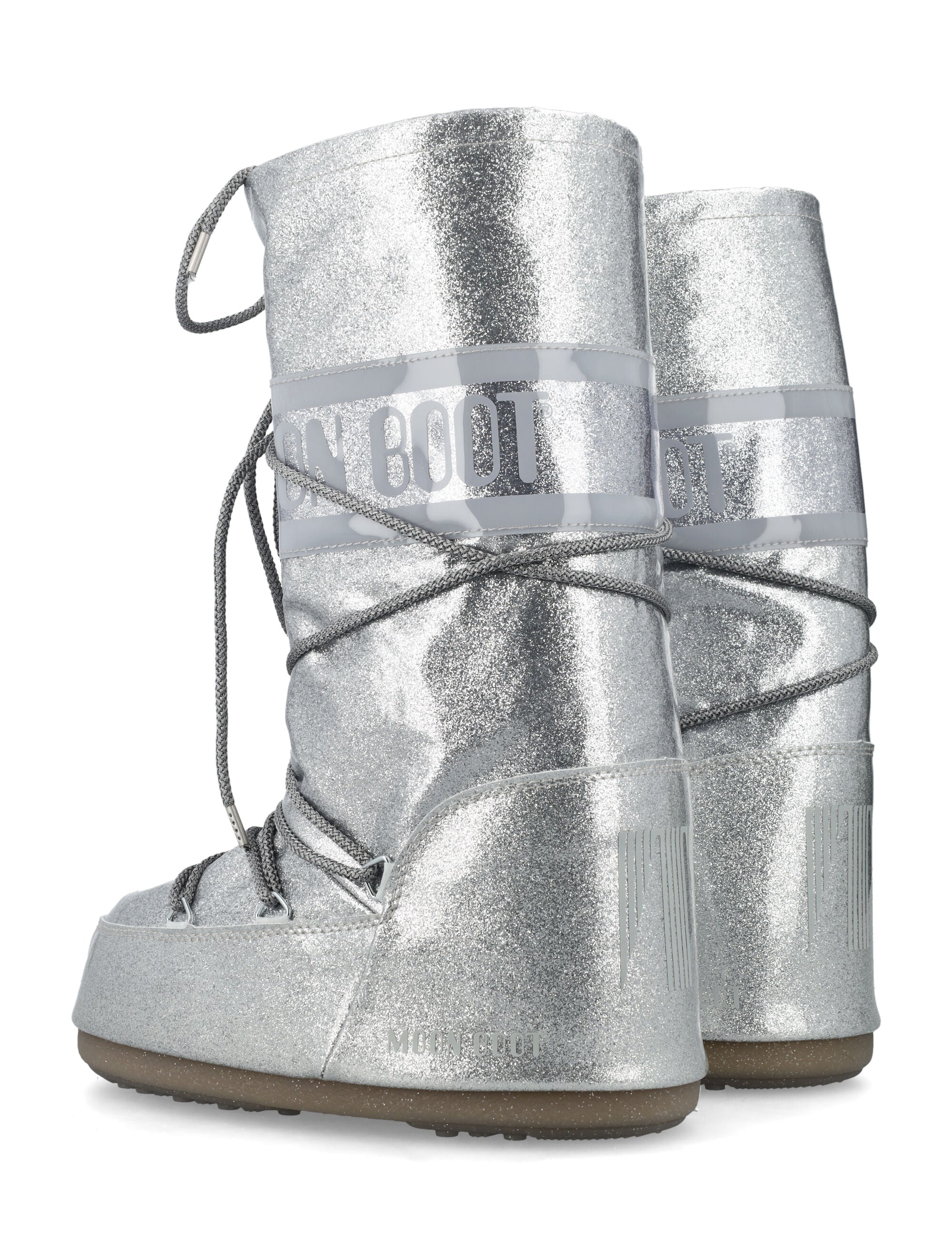MOON BOOT High Glitter Slip-On Boots