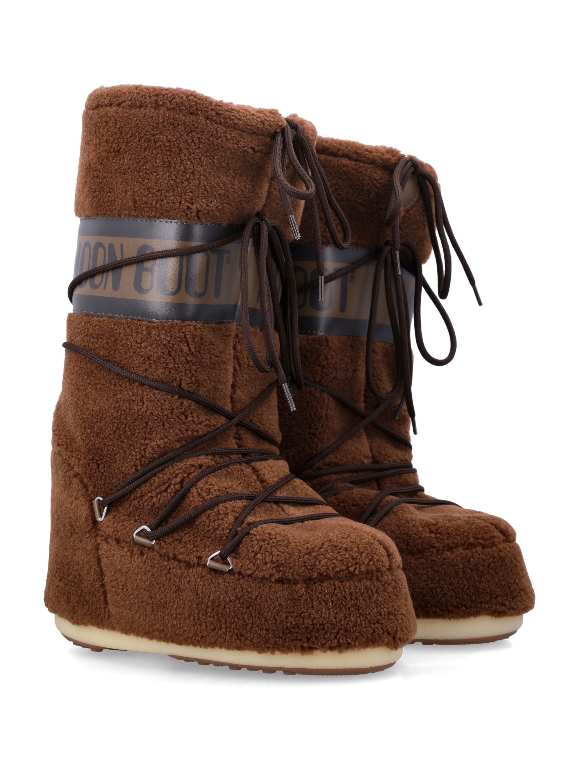 MOON BOOT Cozy Fleece Knee-High Boots