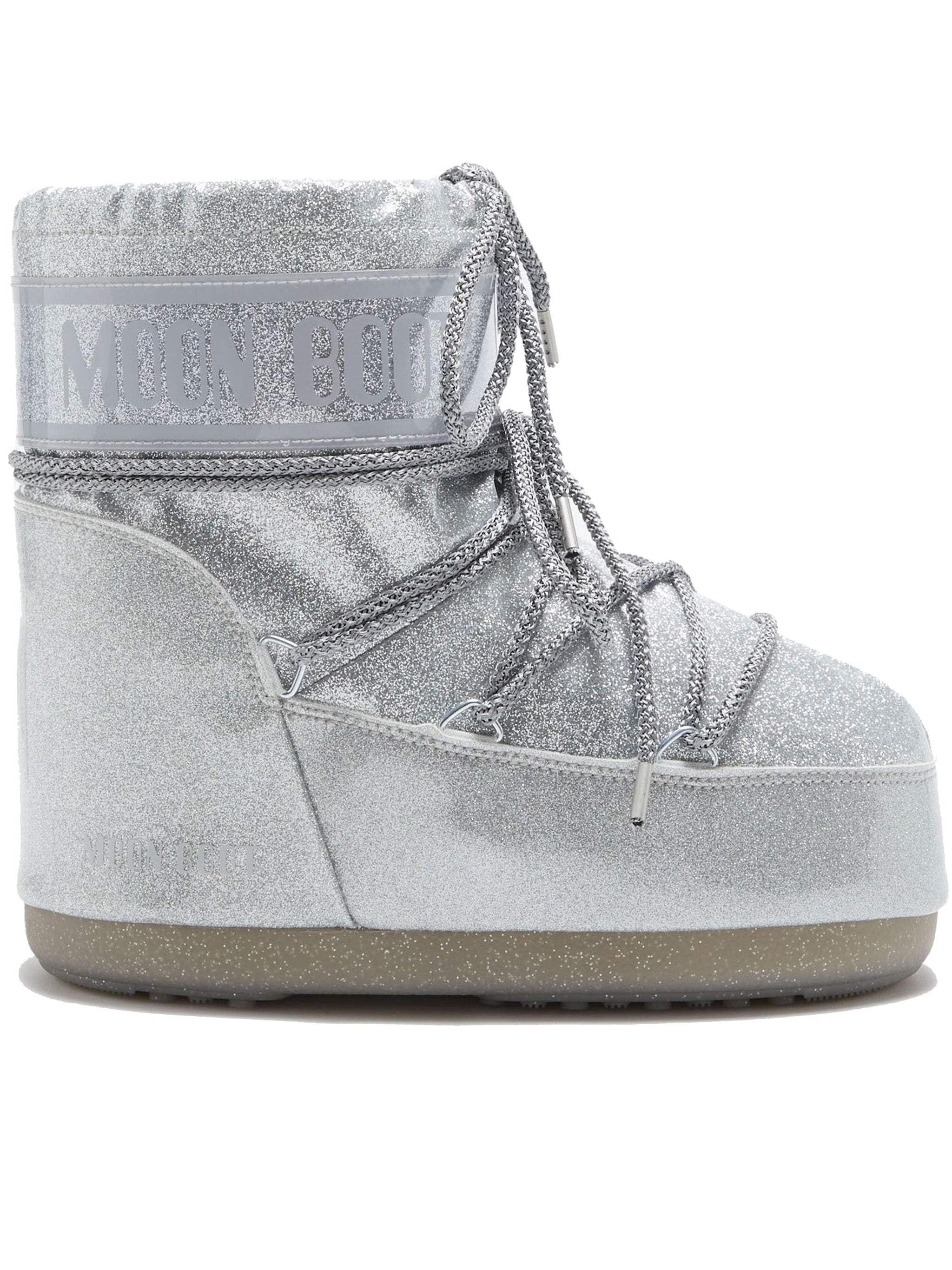 MOON BOOT Iconic Low Glitter Metallic Boots for Women