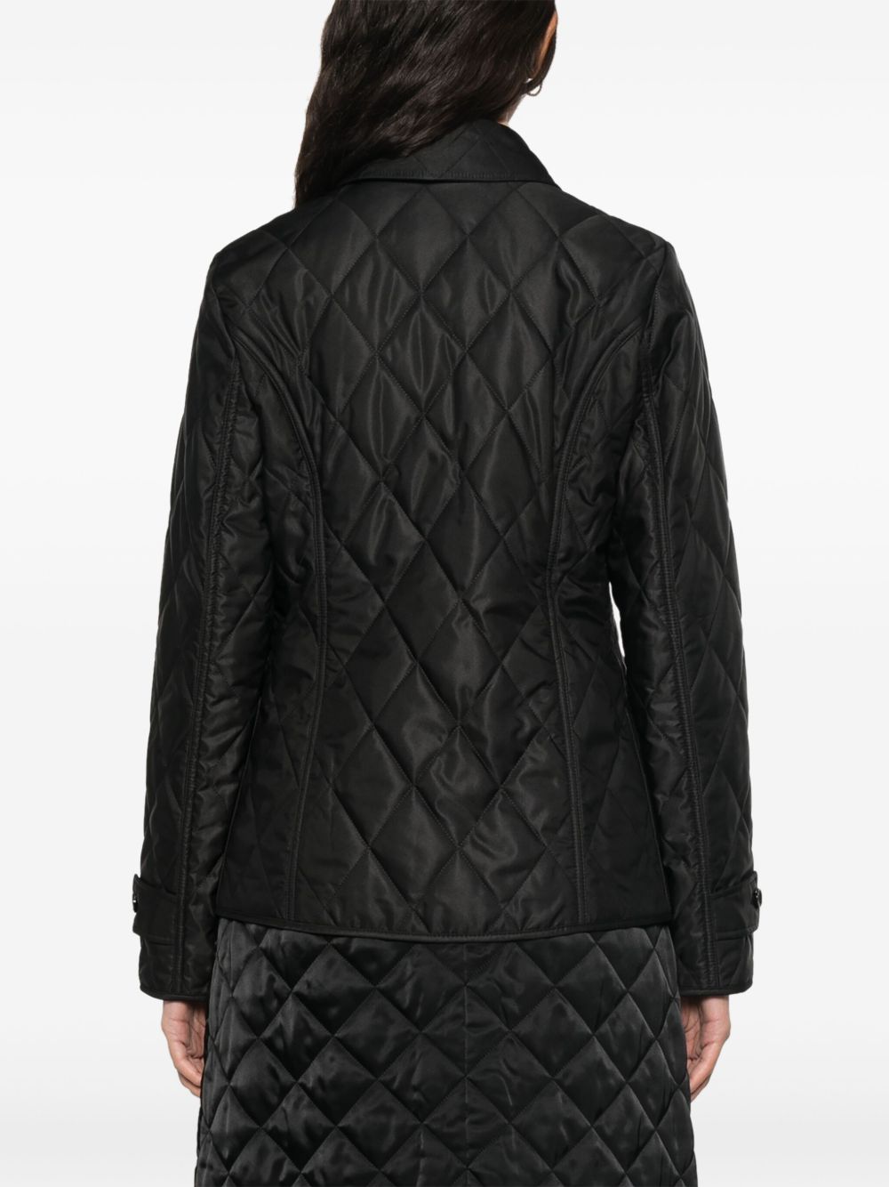 BURBERRY Quilted Jacket with Front Button Fastening