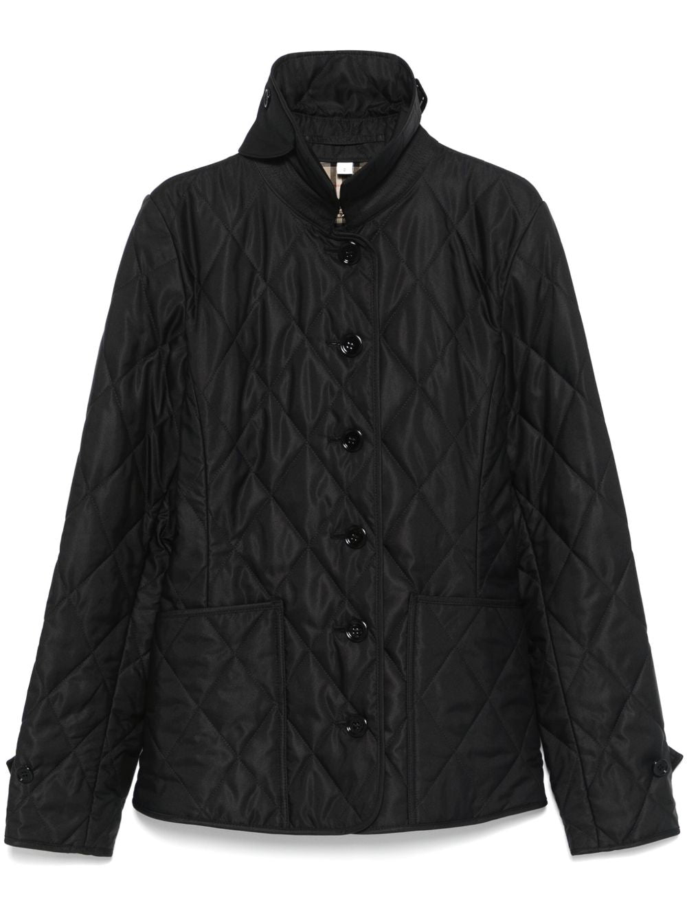 BURBERRY Quilted Jacket with Front Button Fastening