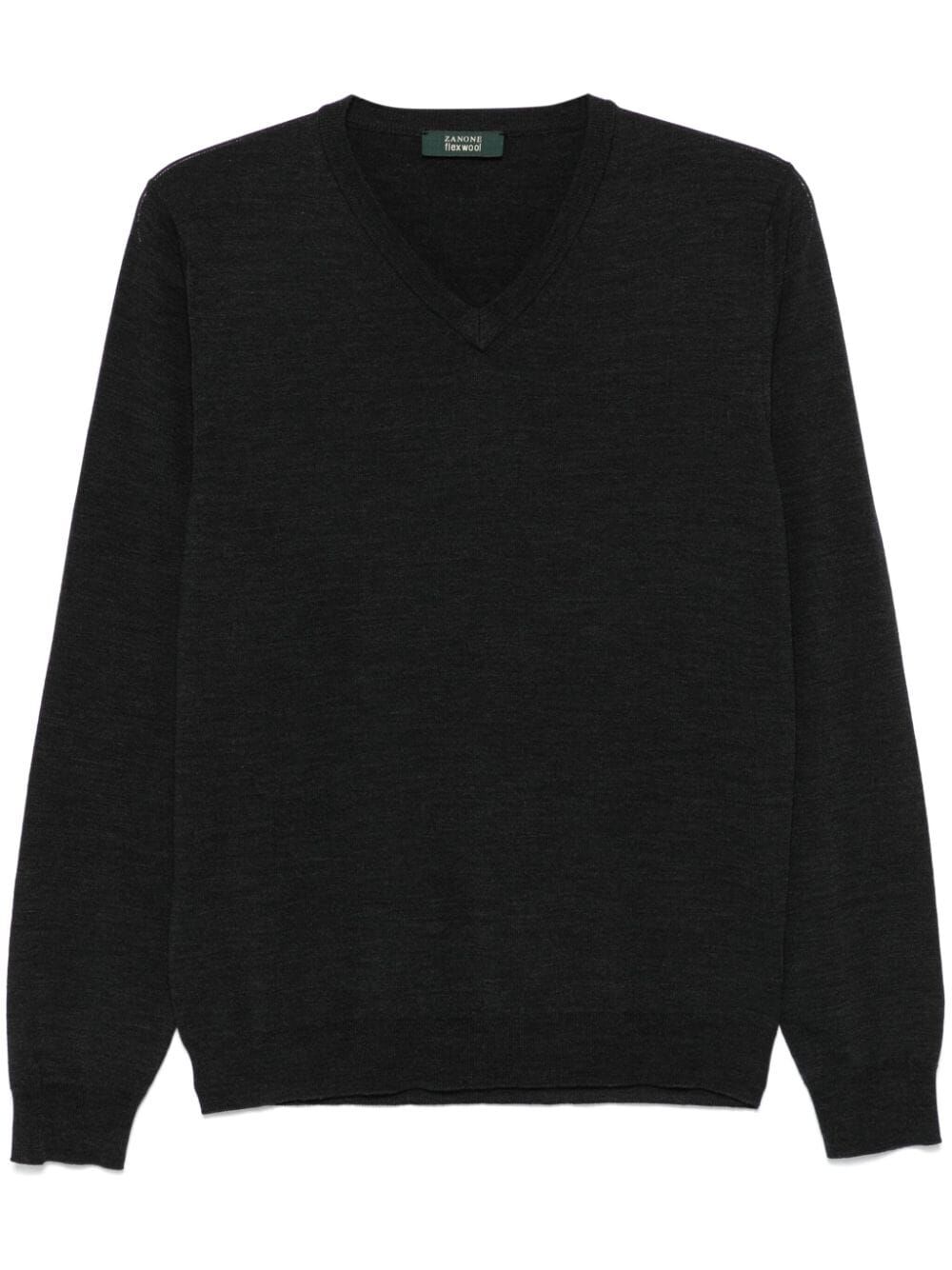 ZANONE V-Neck Slim Fit Sweater