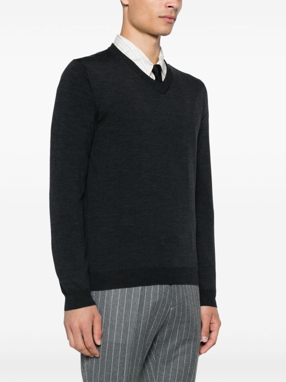 ZANONE V-Neck Slim Fit Sweater