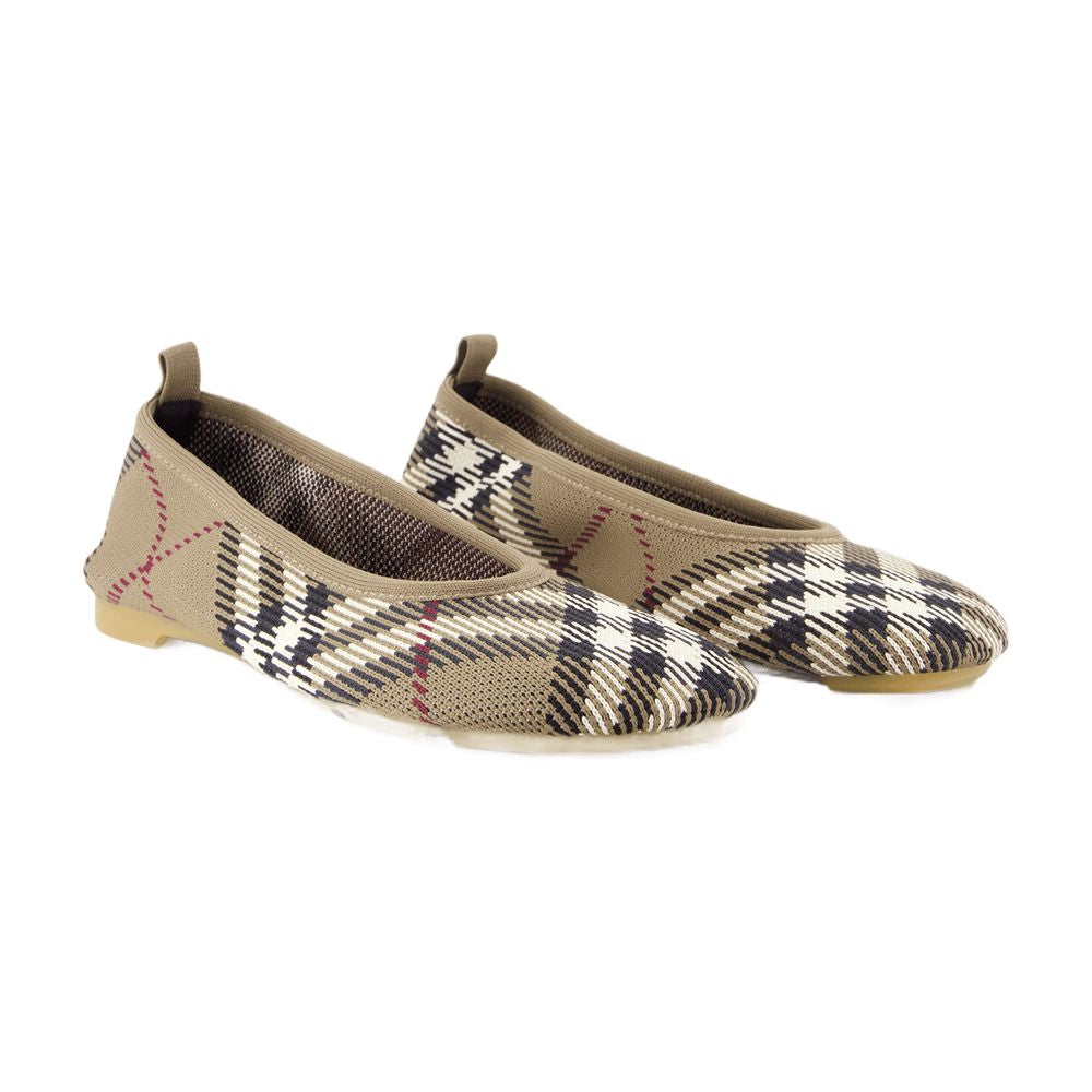 BURBERRY Check Knit Baby 05 Ballerinas