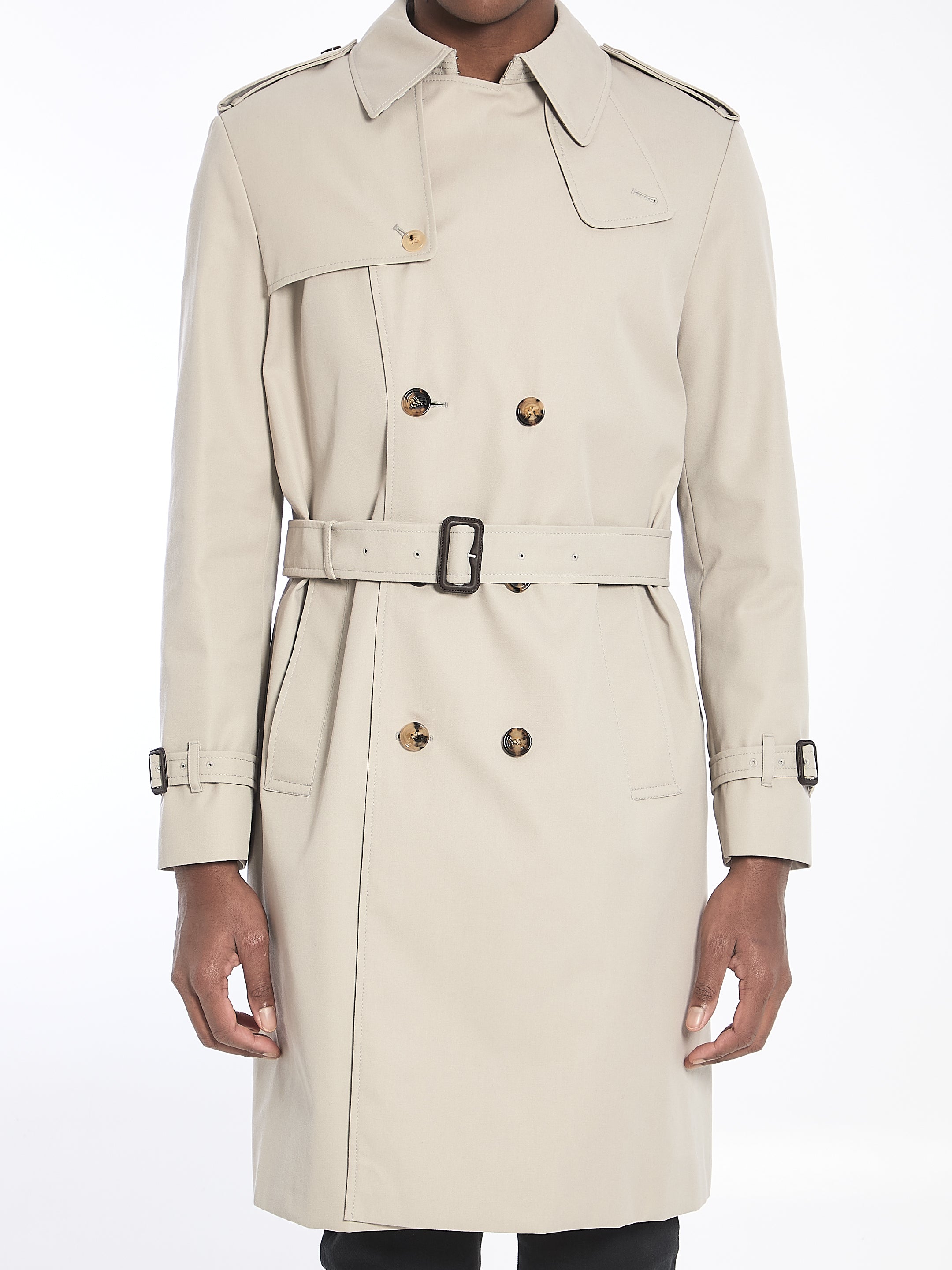 BURBERRY Men's Long Trench Jacket (Size IT 50)