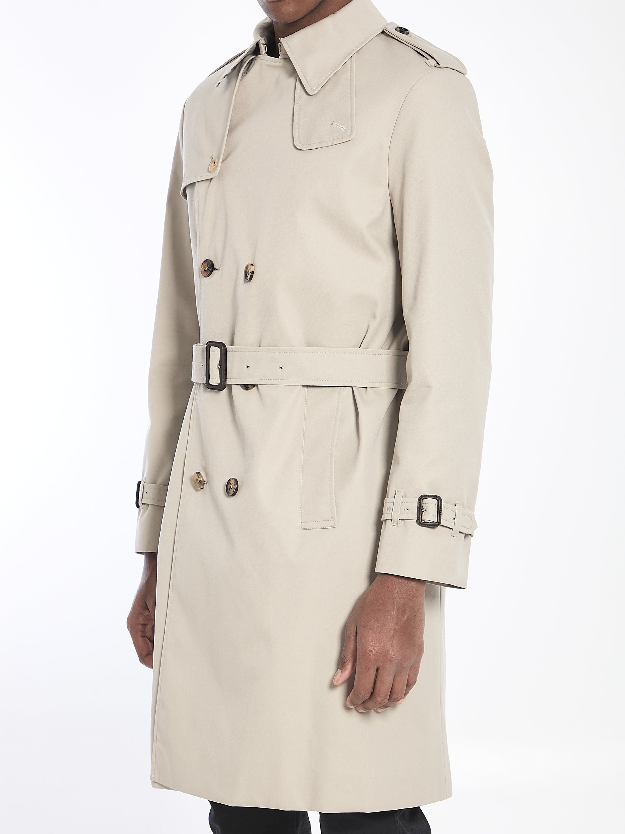 BURBERRY Men's Long Trench Jacket (Size IT 50)