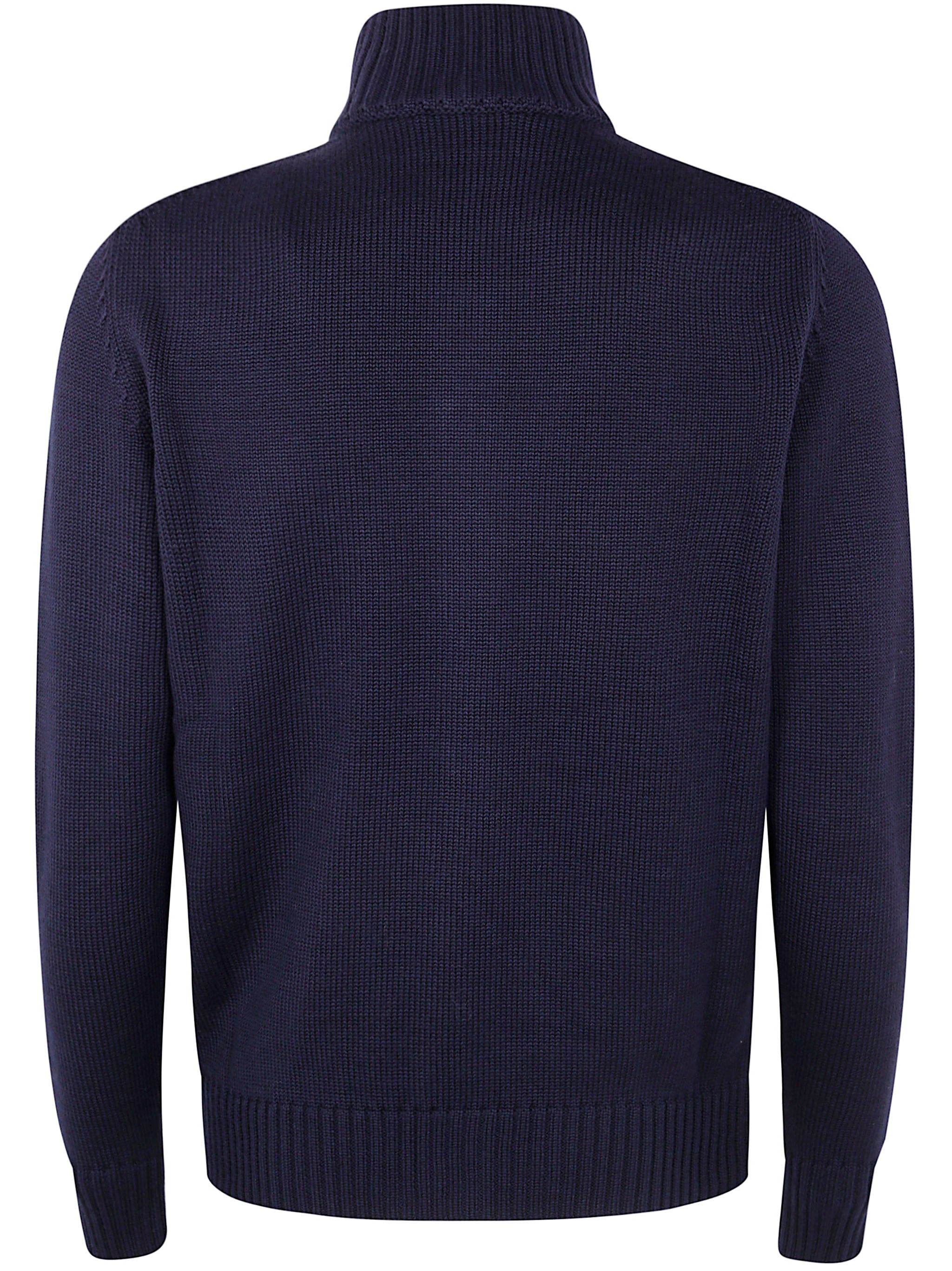 ZANONE High Neck Slim Fit Cardigan