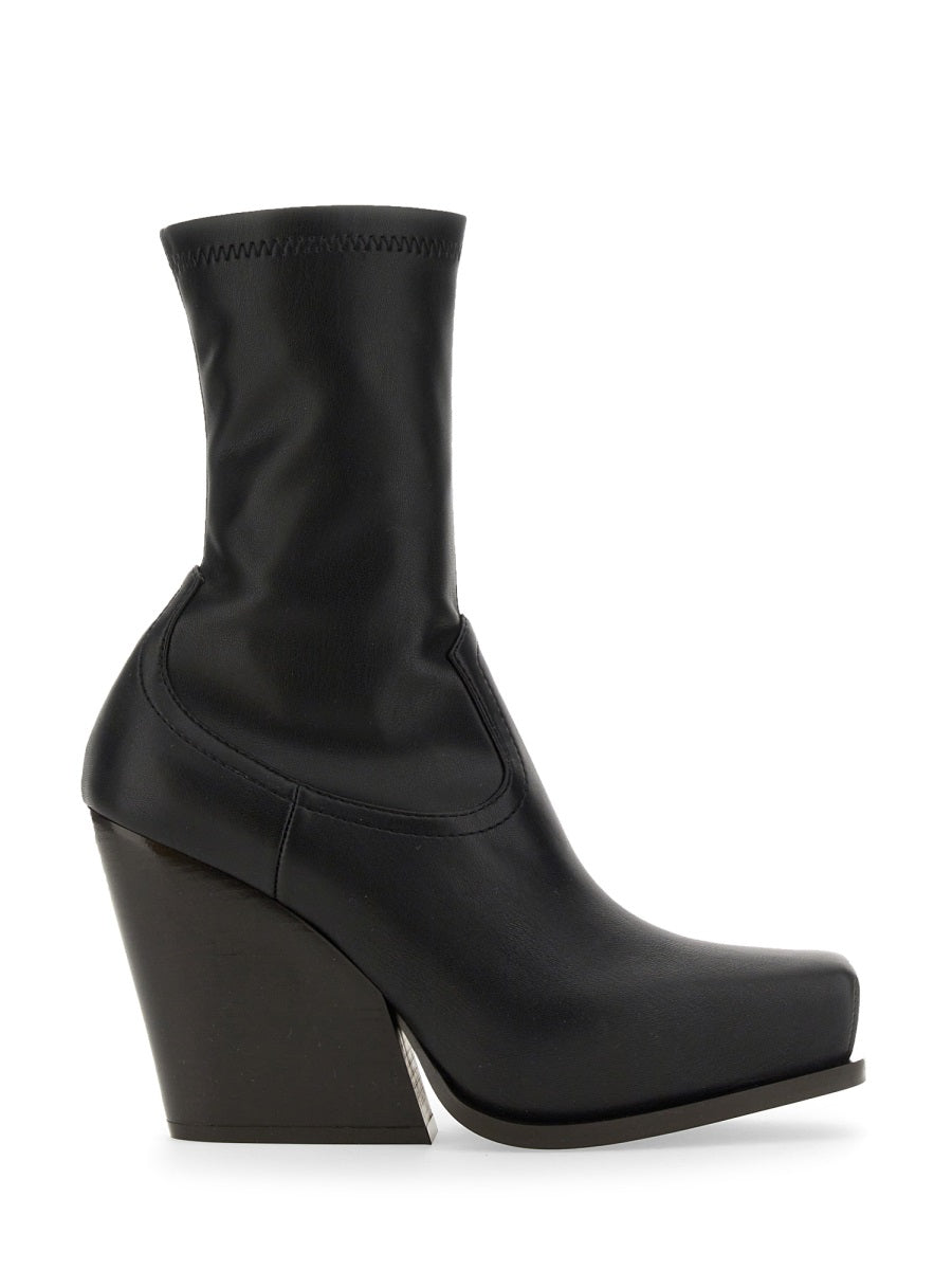 STELLA MCCARTNEY Elevated Cowboy Boots with 10.5 cm Heel