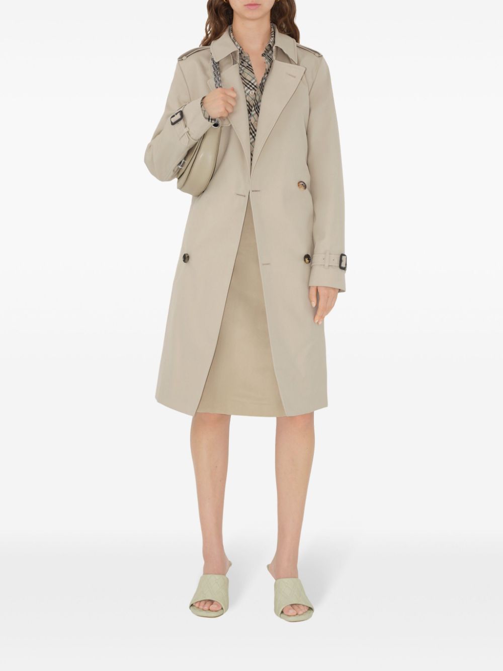 BURBERRY Women's Mid-Length Double-Breasted Jacket