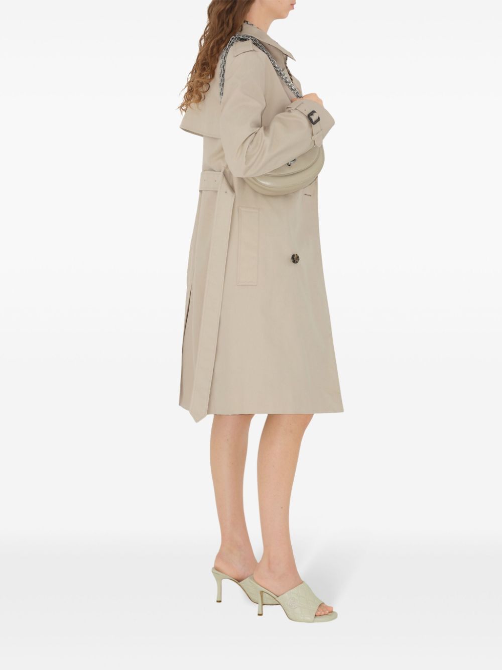 BURBERRY Women's Mid-Length Double-Breasted Jacket