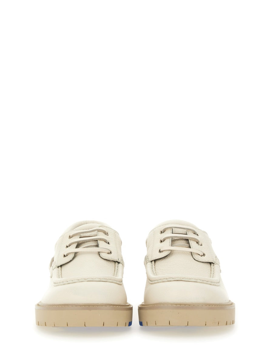 BURBERRY Genuine Leather Moccasin Raft for Men