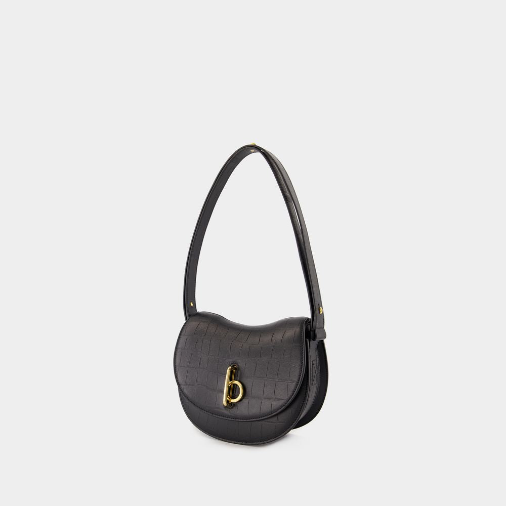 BURBERRY Elegant Leather Handbag for All Occasions - Women’s Mini