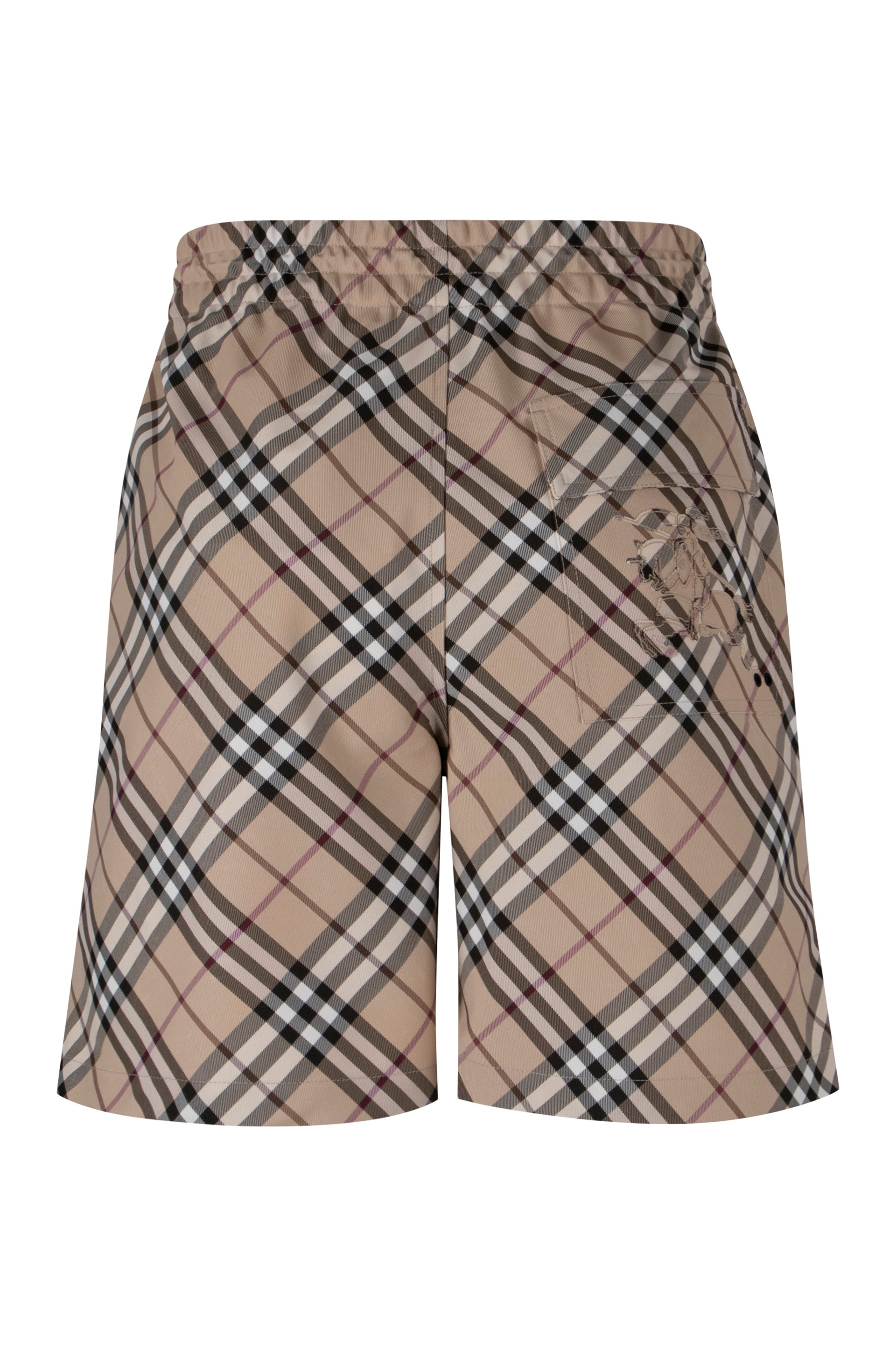 BURBERRY Checkered Design Shorts for Men