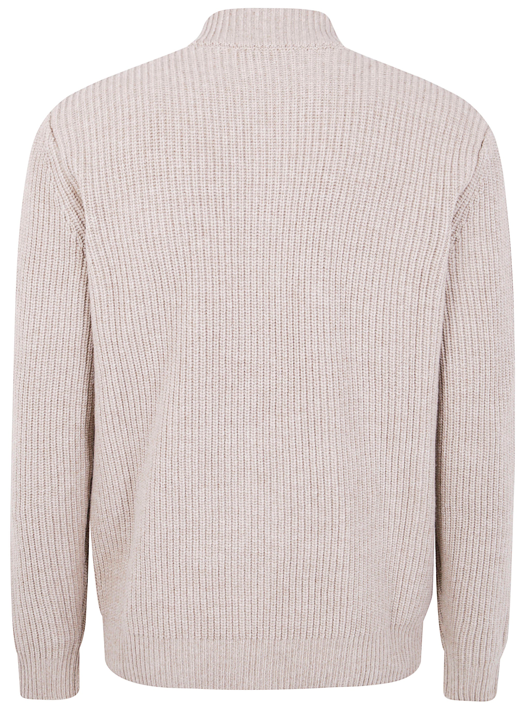 ZANONE Slim Fit Full Zip Sweater for Men