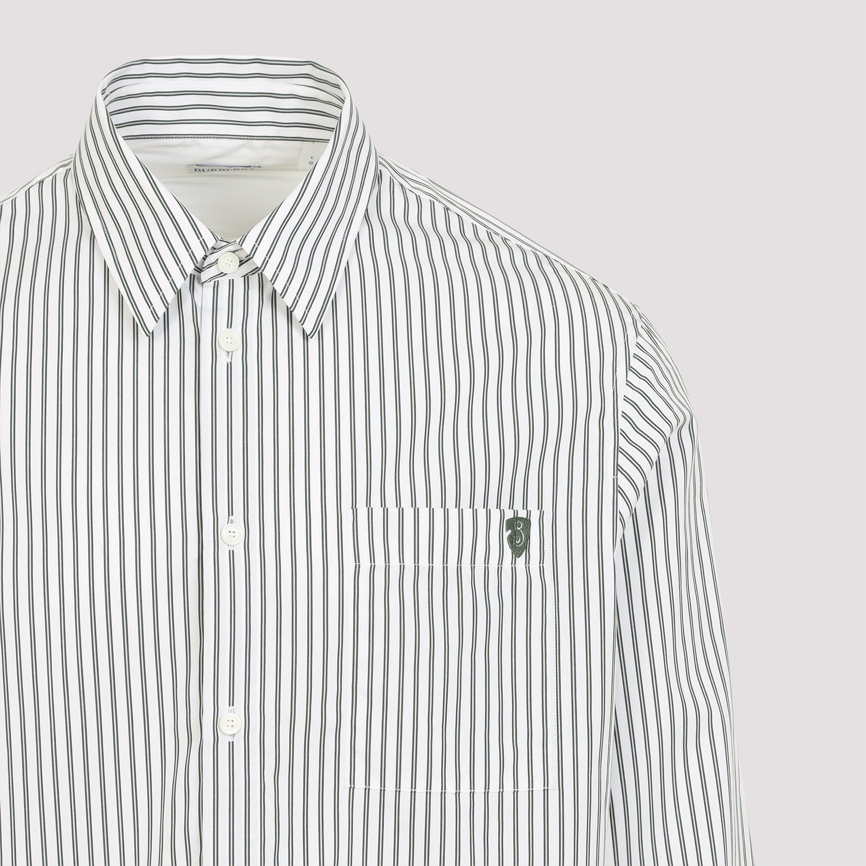 BURBERRY Printed Poplin Shirt for Men - SS25 Collection