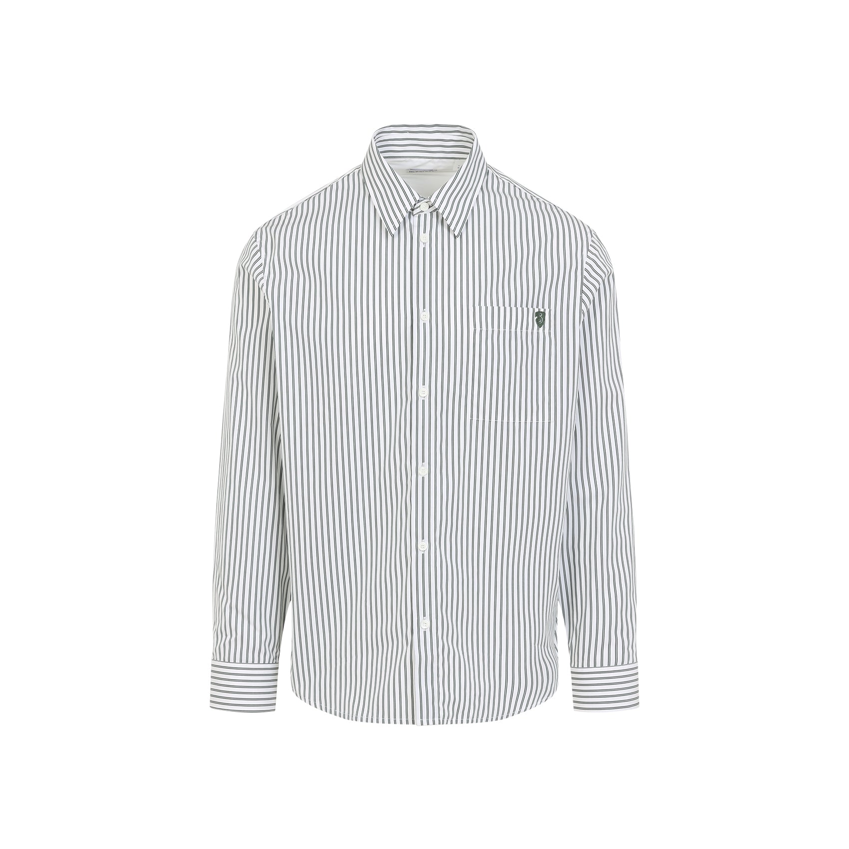 BURBERRY Printed Poplin Shirt for Men - SS25 Collection