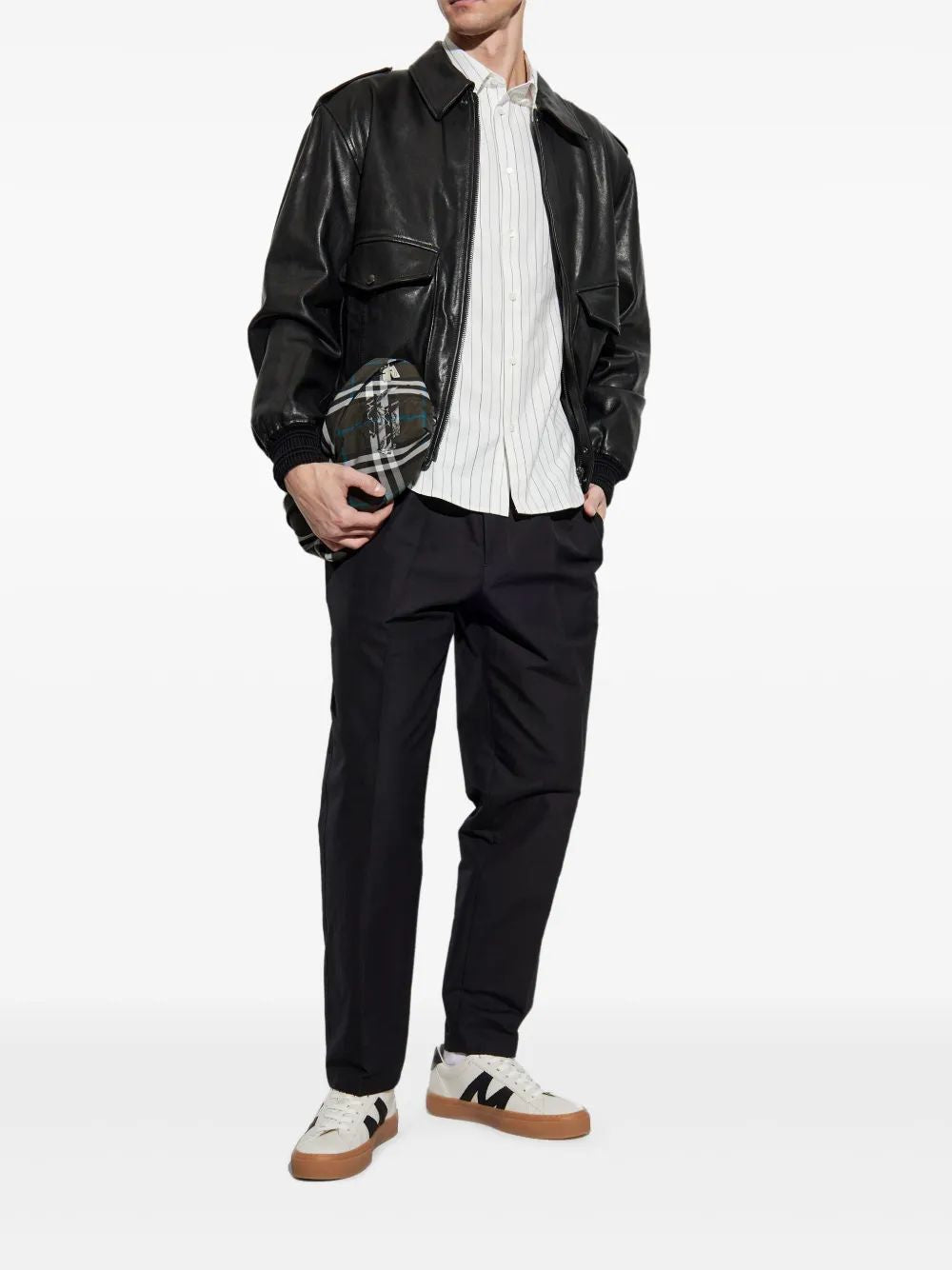 BURBERRY Men's Mini Sip Shirt for SS25