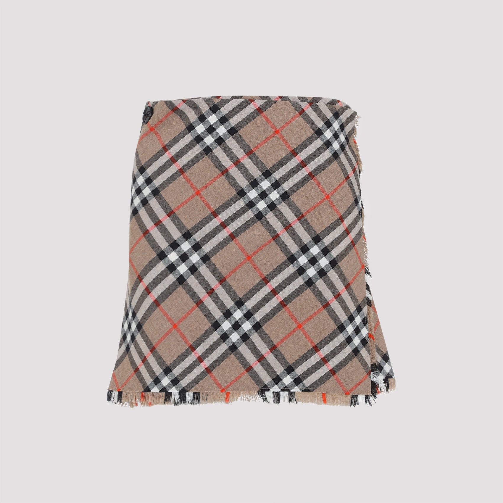 BURBERRY Check Midi Skirt for Women