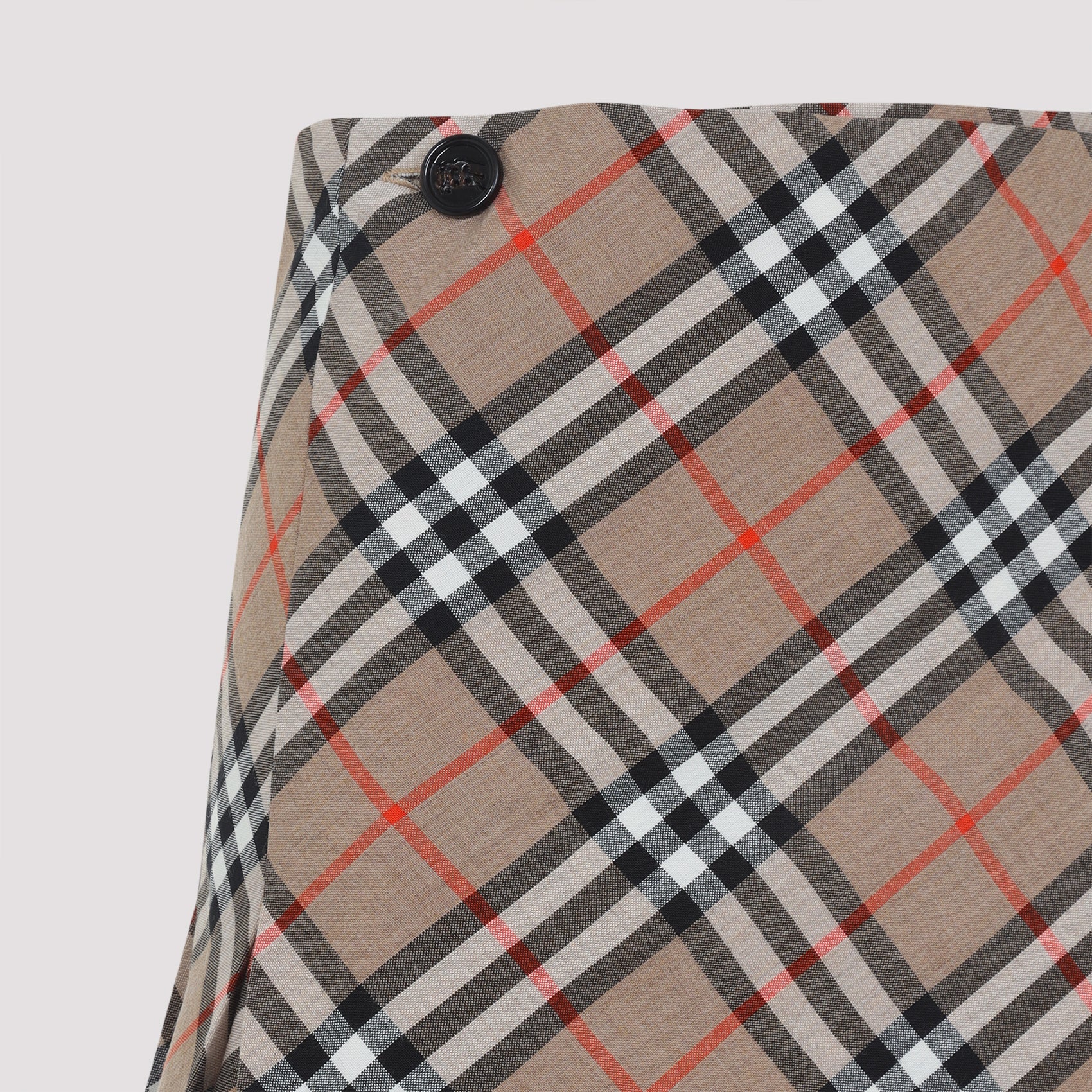 BURBERRY Check Midi Skirt for Women