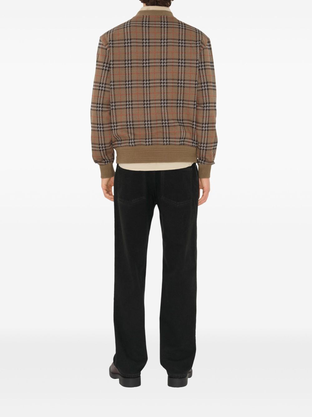 BURBERRY Cozy Blend Cotton Sweater - Crew Neck, Drop Shoulder, Long Sleeves