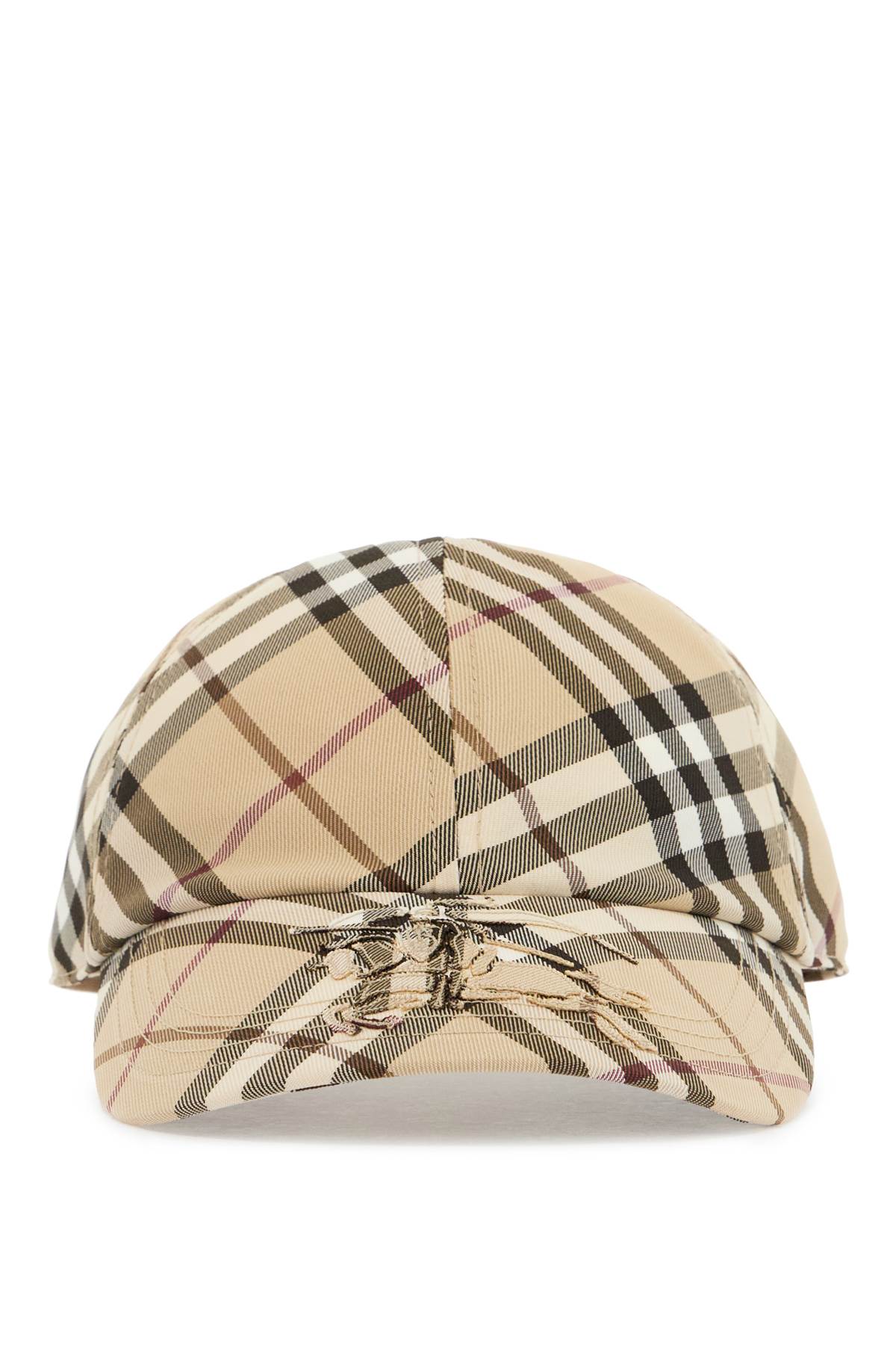 BURBERRY Check Baseball Hat