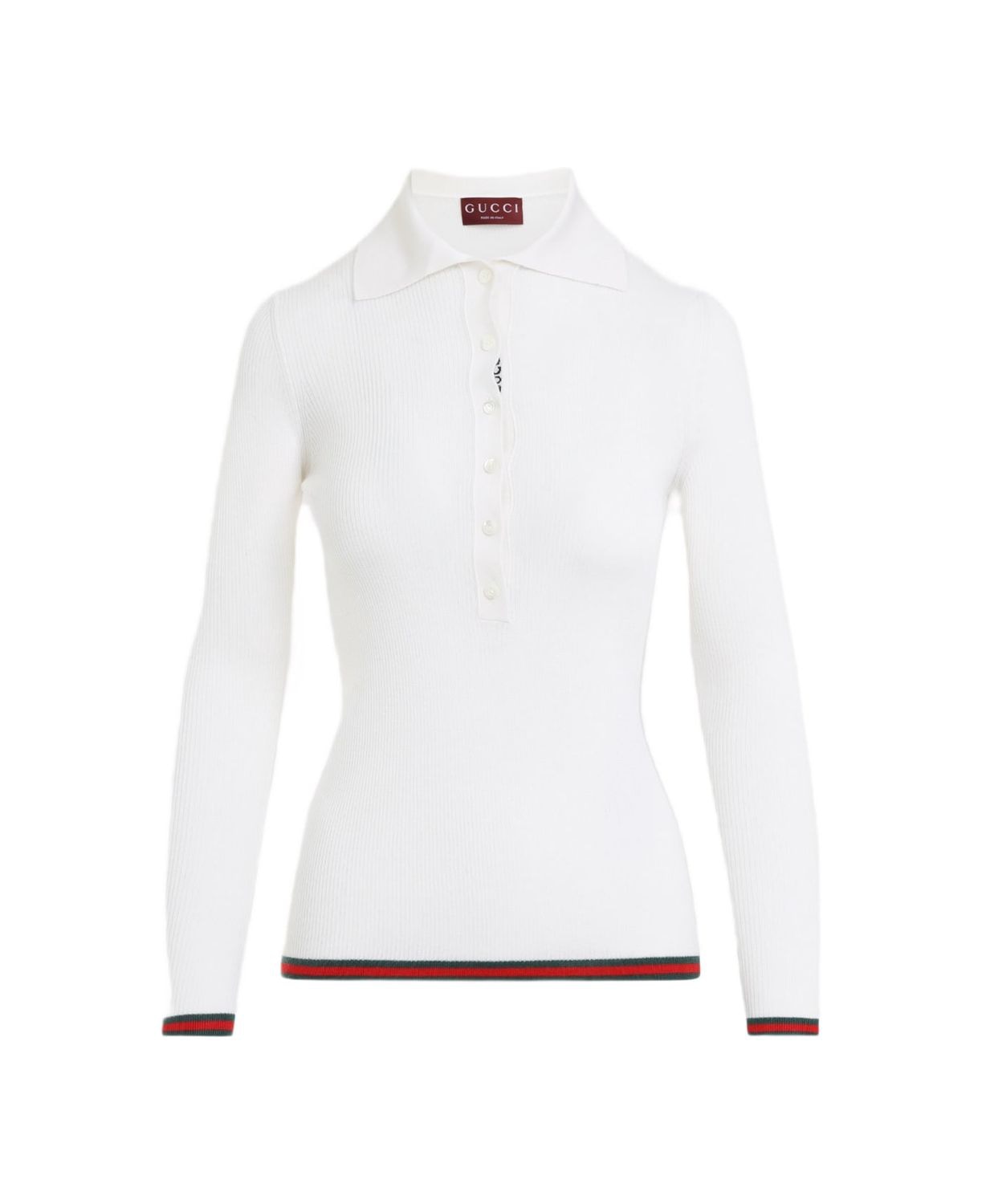 GUCCI Cashmere and Silk Polo Shirt - Size S