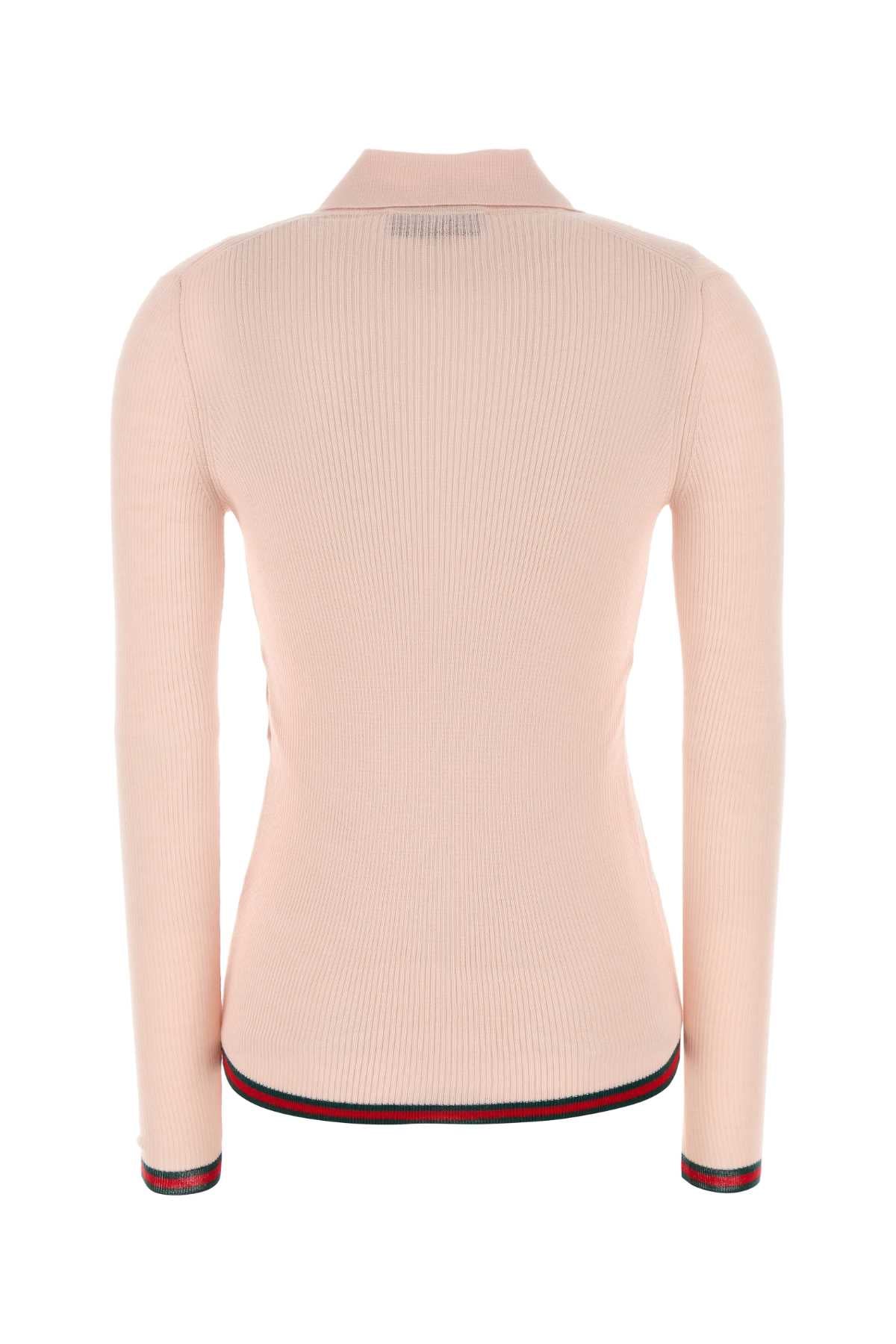 GUCCI Cashmere Blend Polo Shirt for Women - SS25