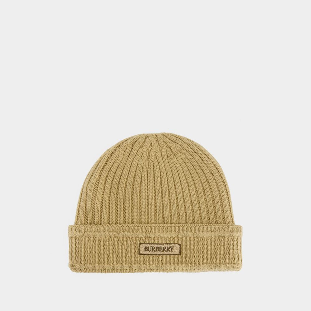 BURBERRY Elegant Merino Wool Beanie for Women