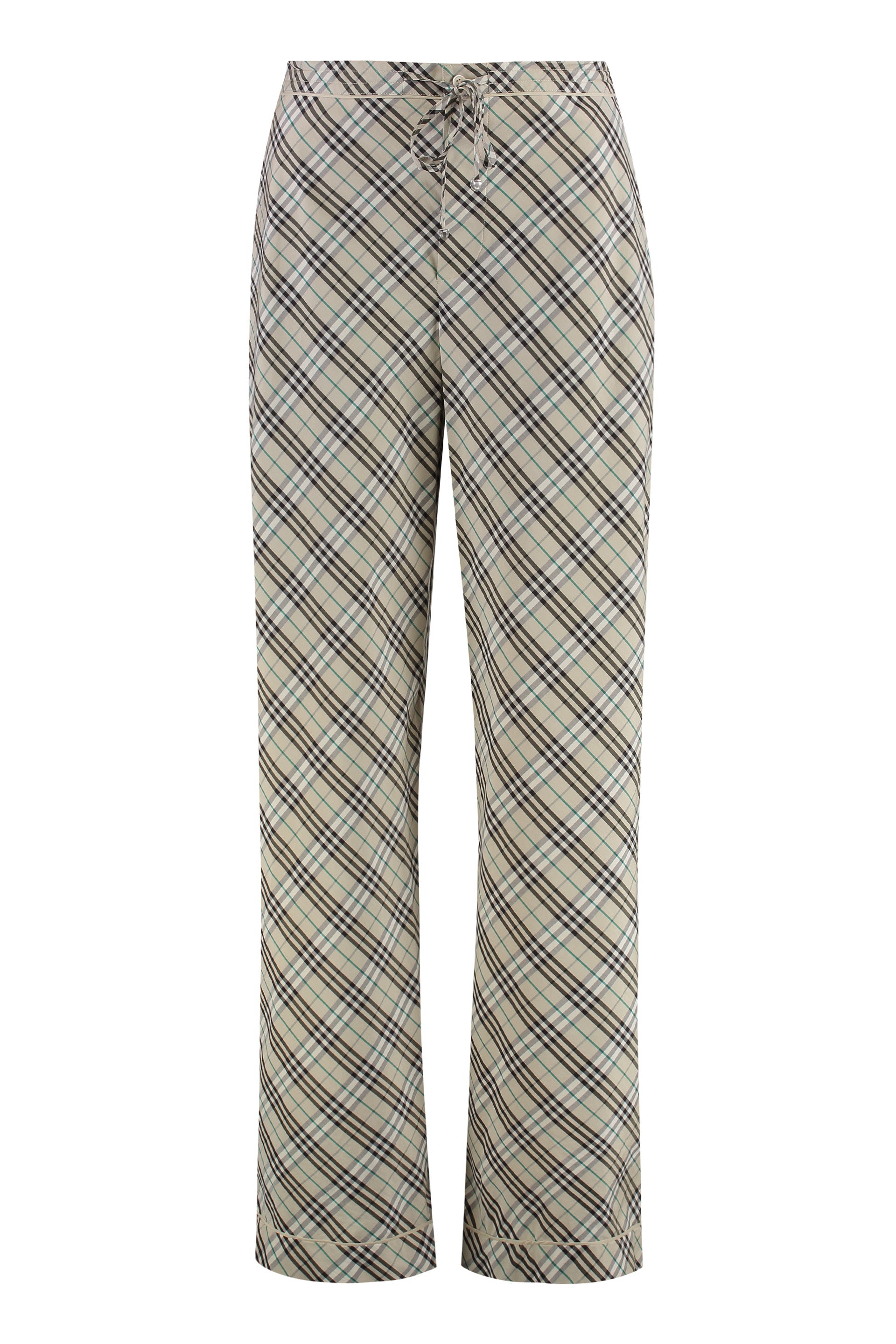 BURBERRY Cotton Trousers for Women - SS25 Collection